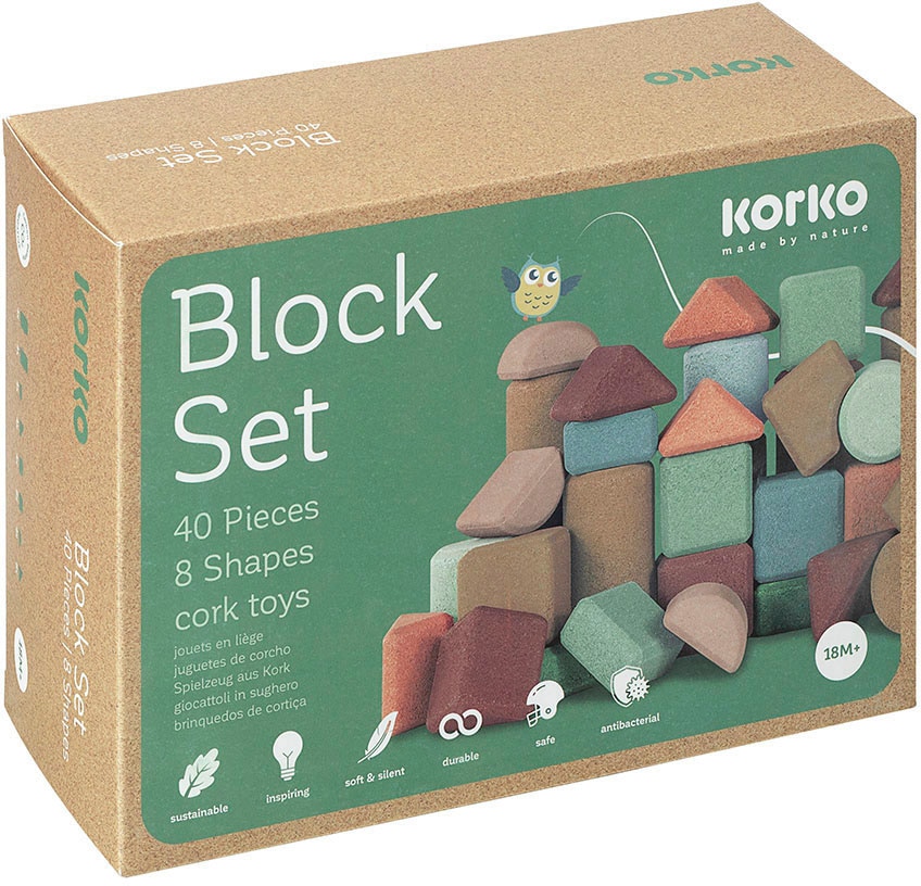 KORKO Spielbausteine »Tall Architects« aus Kork