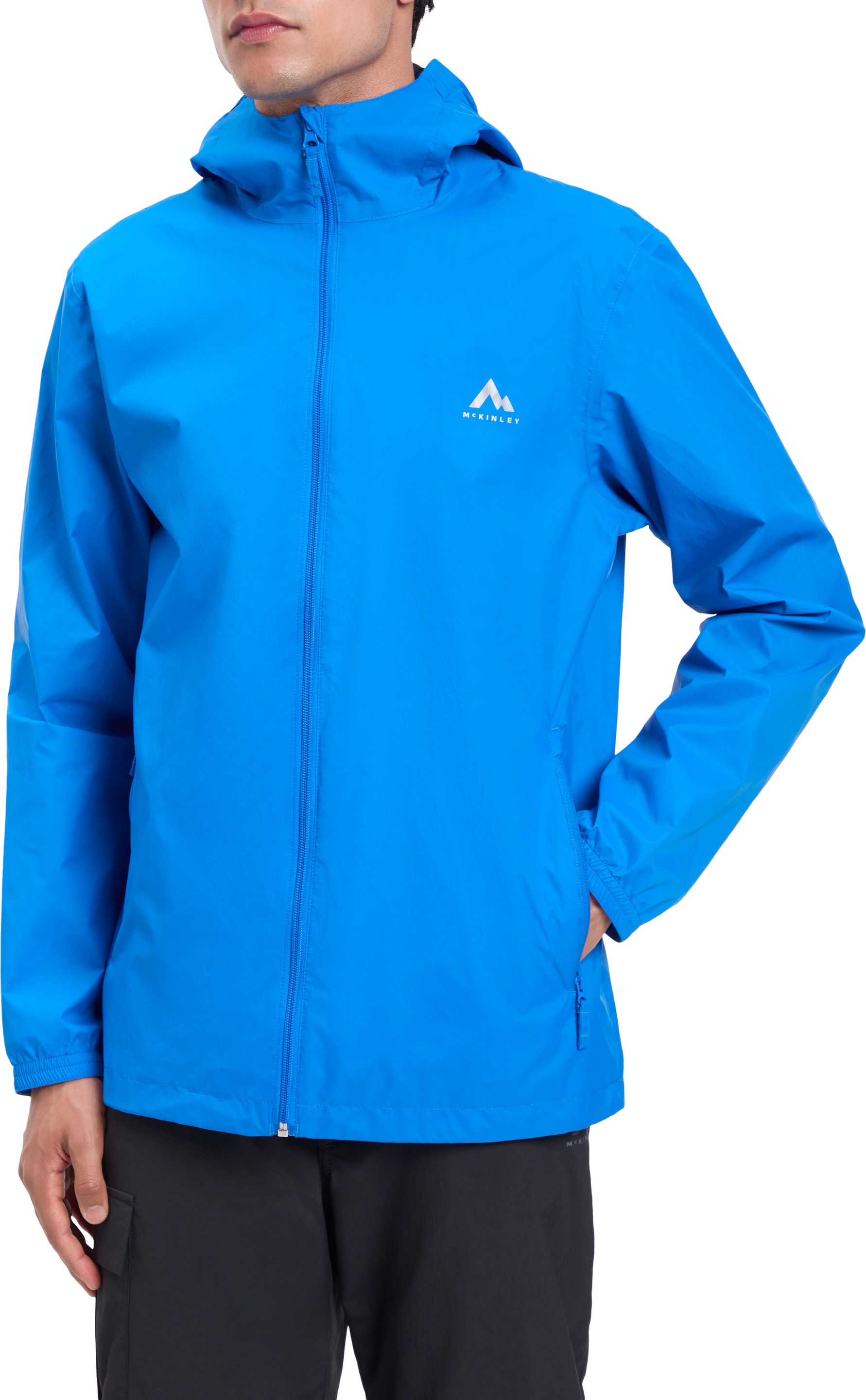 Image of McKINLEY Regenjacke "HE.-REGENJACKE KEREOL V M" sportlicher Stil, mit AQUAMAX-Technologie, winddicht, atmungsaktiv