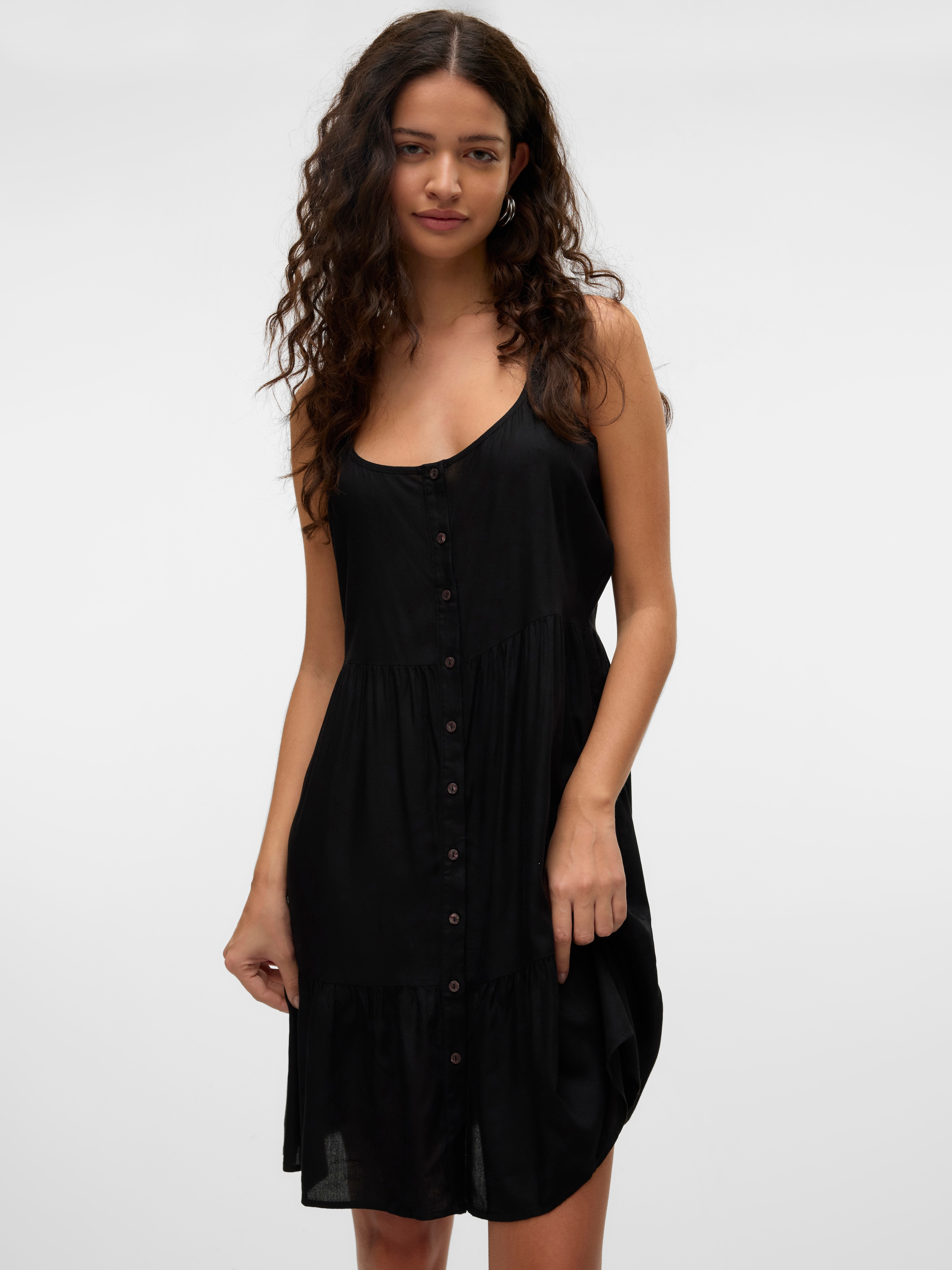 Image of Vero Moda Trägerkleid "VMBUMPY SHORT SINGLET DRESS WVN GA NOOS" Sommerkleid