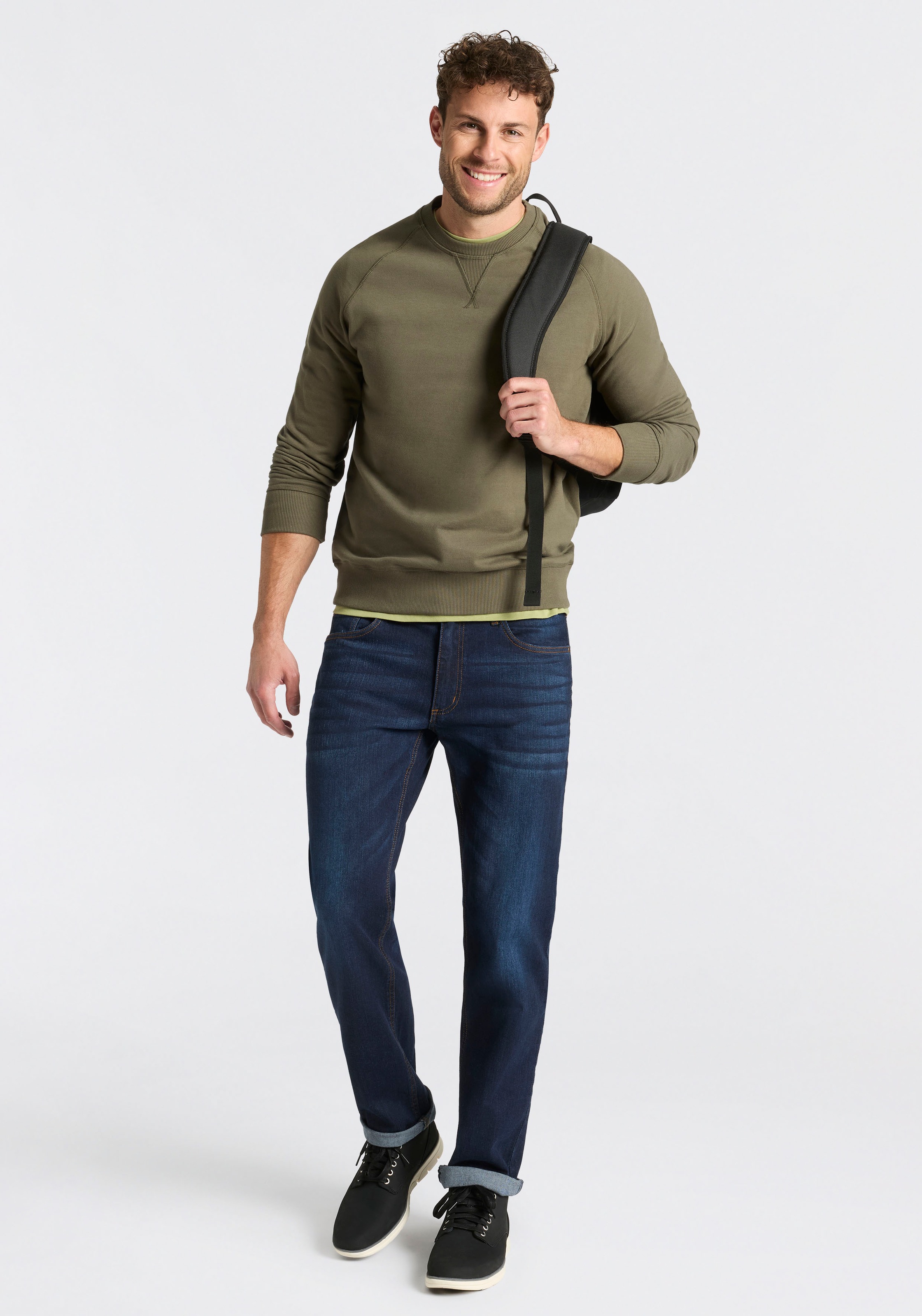 Timberland Sweatshirt »EXETER RIVER Loopback Crew Neck Swe«, sportlicher Stil, bequemer Schnitt
