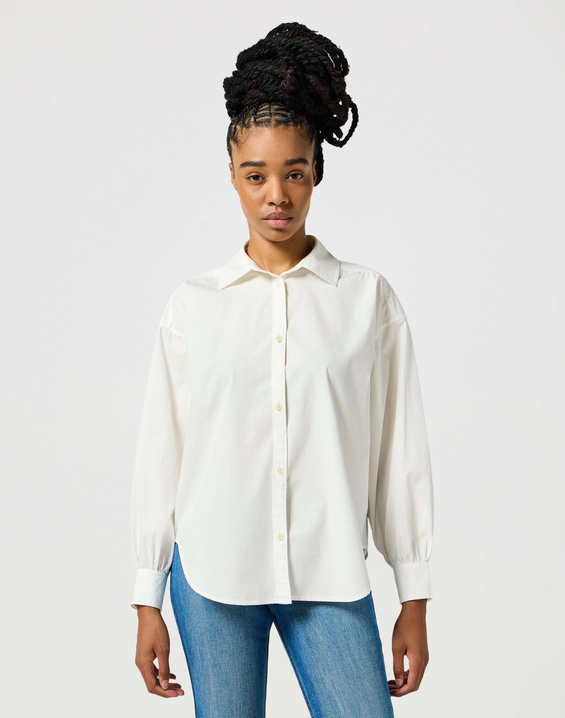 Wrangler Kurzarmbluse »Wrangler Langarmhemd Cool Girl Shirt«