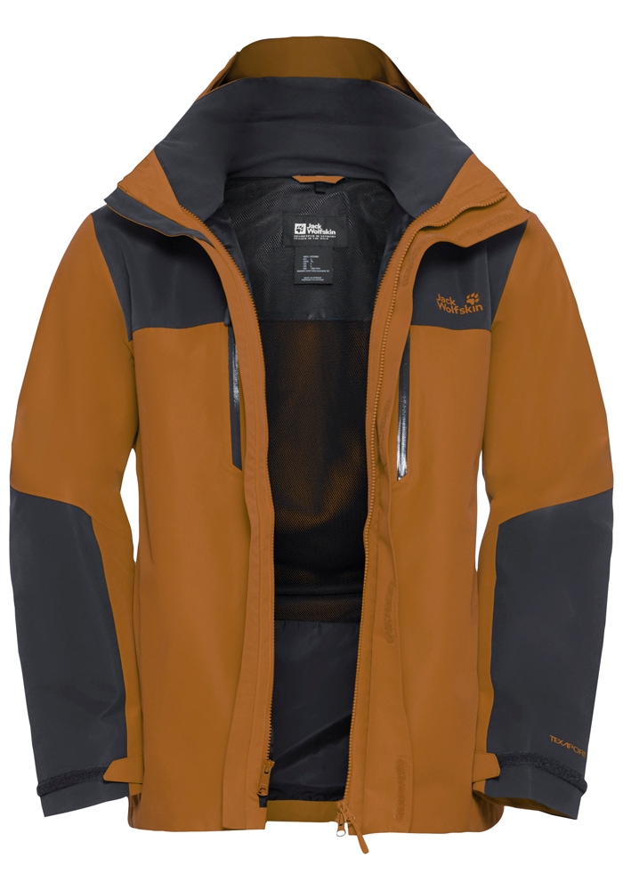 Jack Wolfskin Veste fonctionnelle »JASPER 2L JKT M« mit Kapuze Wasserdicht, atmungsaktiv, Übergangsjacke