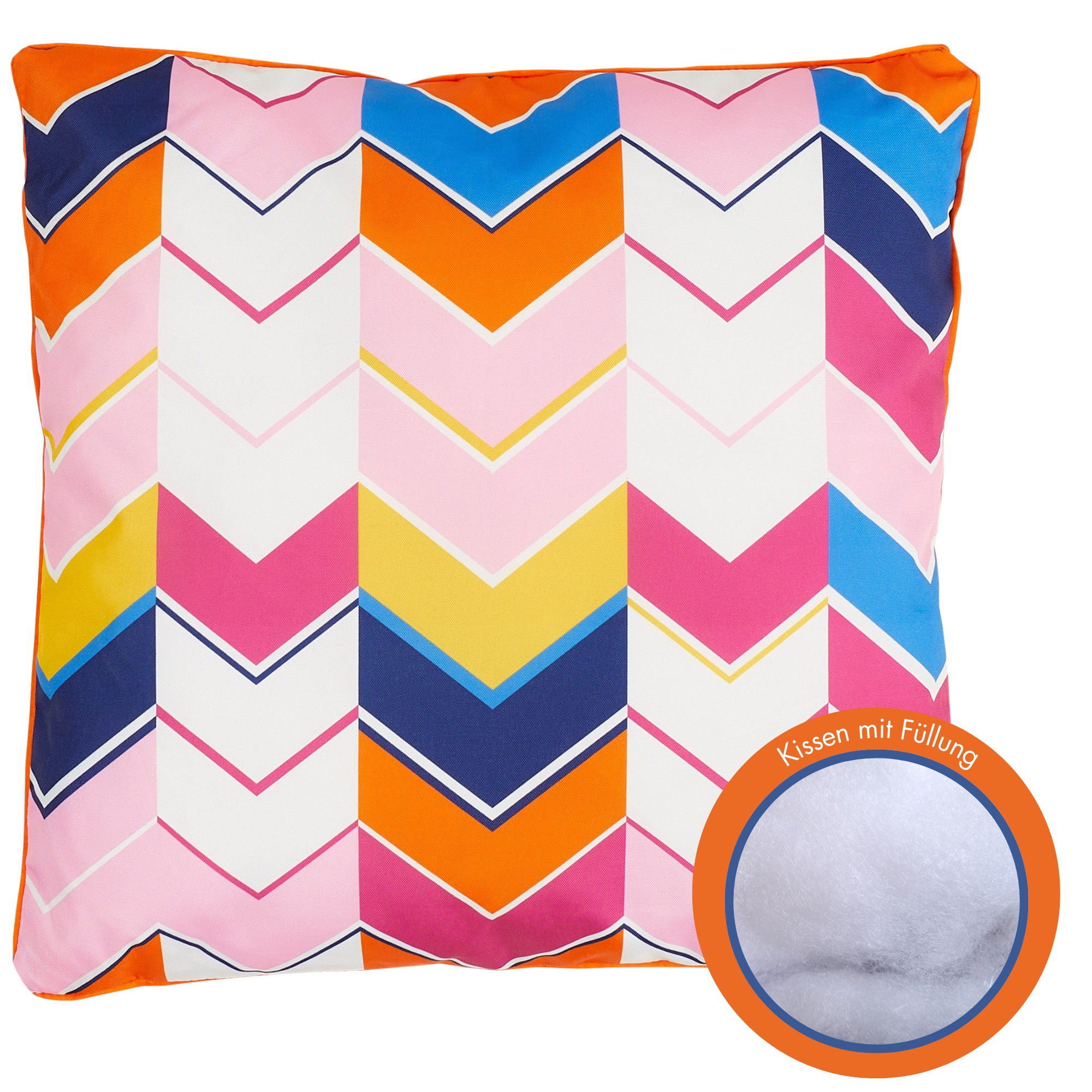 Andiamo Dekokissen »Helia, Kissenhülle mit Füllung« Sofakissen, modernes Design, eckig, 40x40, Outdoor geeignet