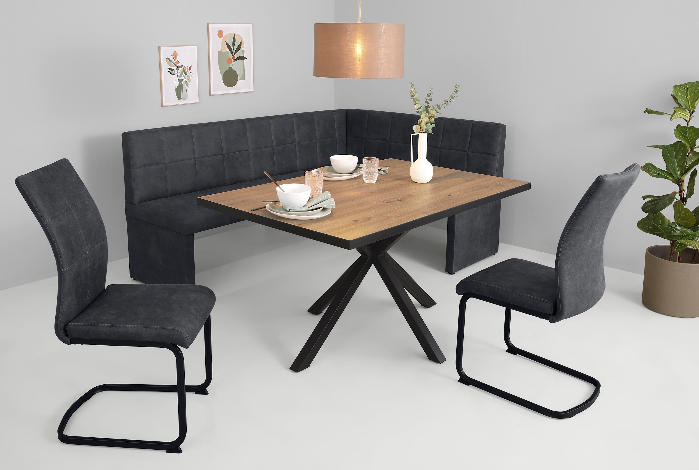 HELA Banc d'angle »MELANIE« aspect vintage