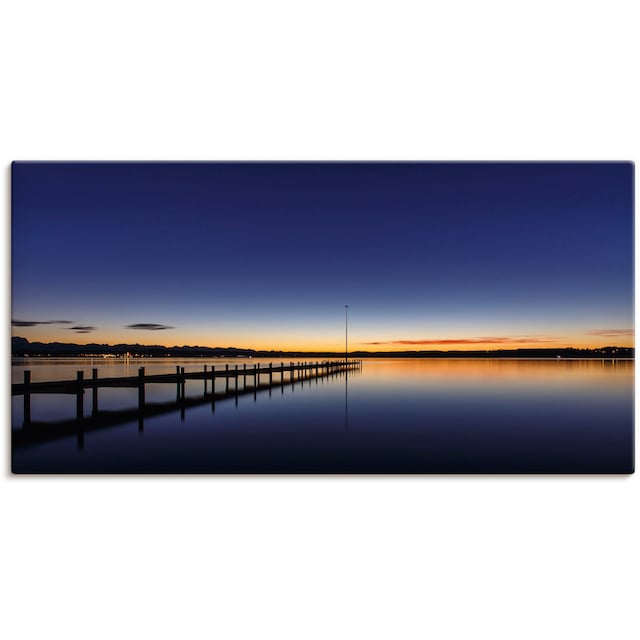 Artland Wandbild »Sonnenuntergang am Starnberger See I«, Seebilder, (1 St.),  als Alubild, Leinwandbild, Wandaufkleber oder Poster in versch. Grössen  kaufen