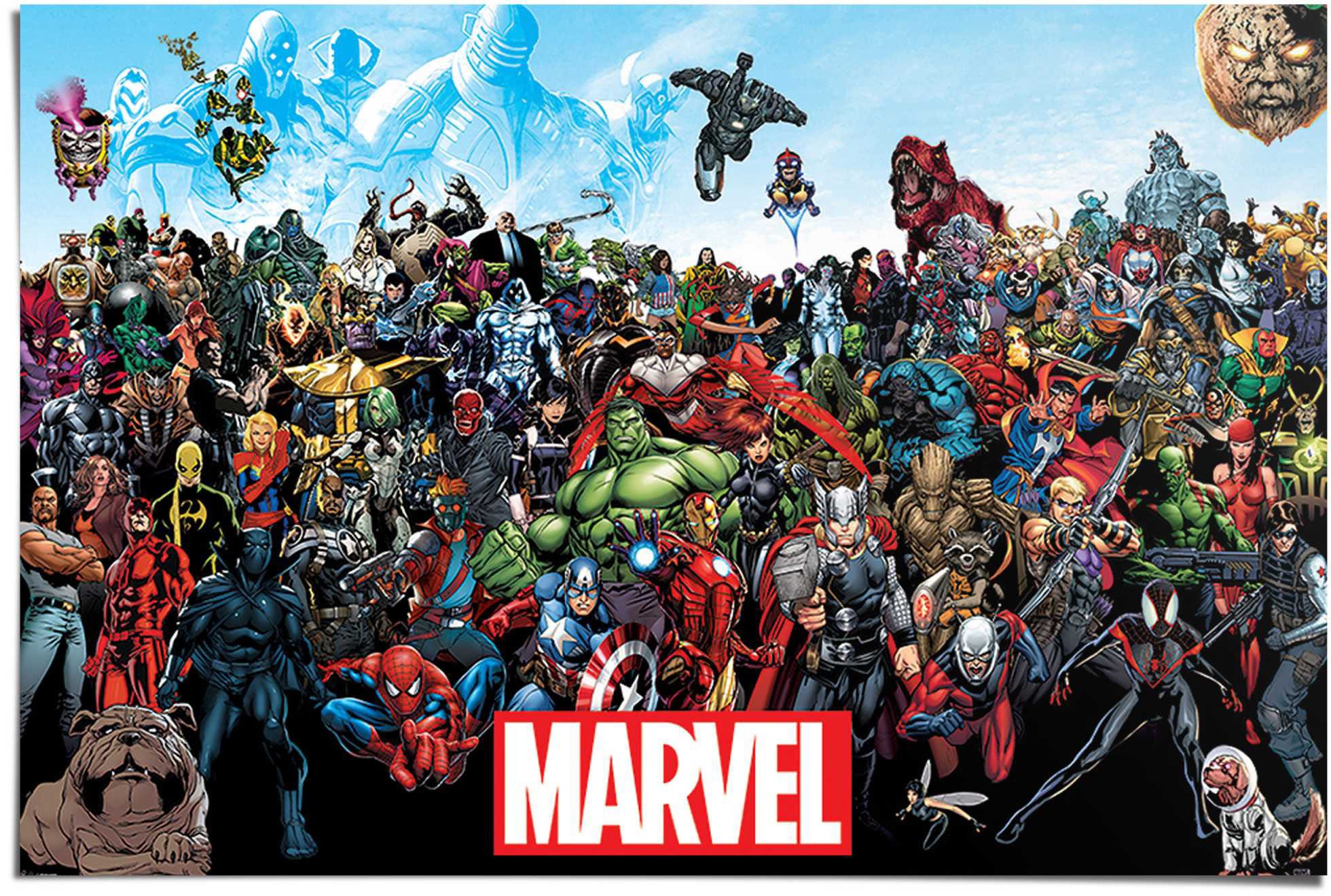 Image of Reinders! Poster »Marvel Universe«, (1 St.) bei Ackermann Versand Schweiz