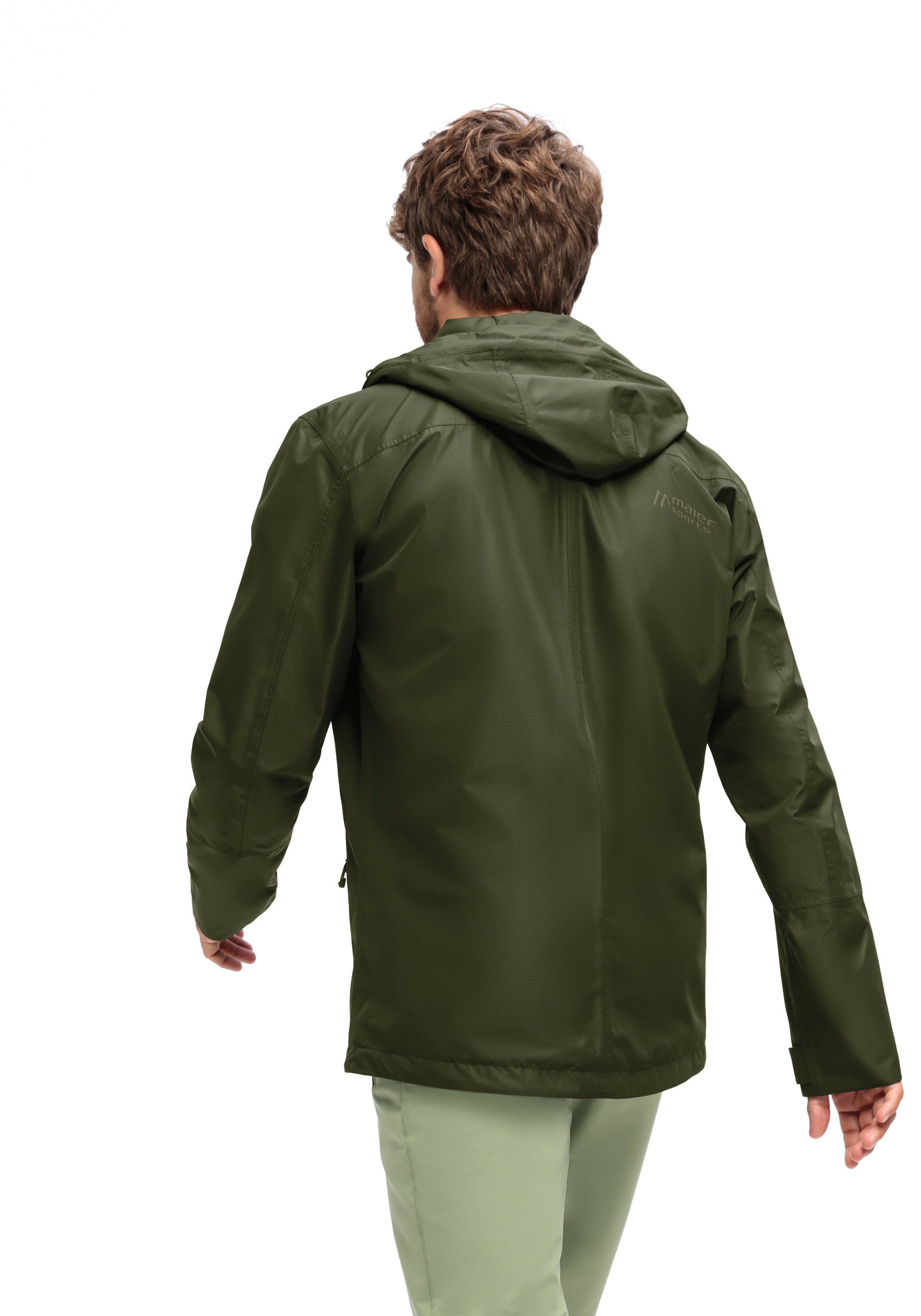 Maier Sports Veste de pluie »Abbenstein M« Herren Jacke wasserdicht, moderner Windbreaker, Outdoorjacke, Reg. Fit