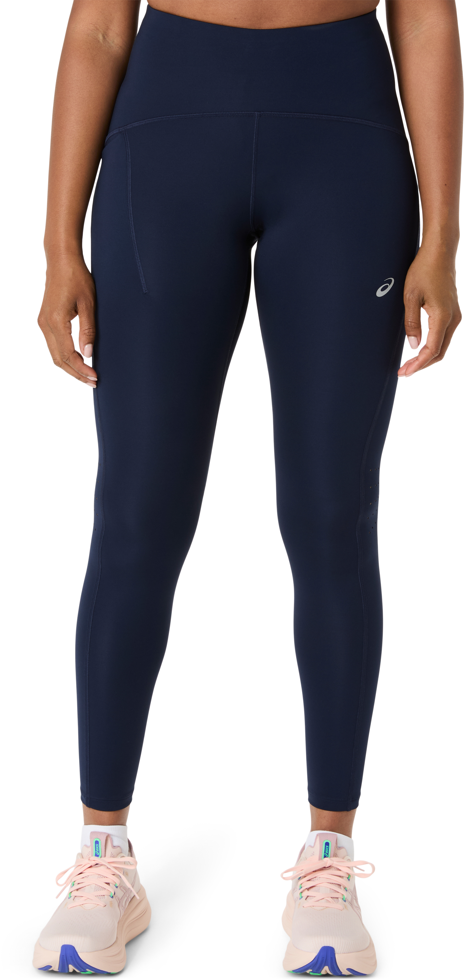 Asics Cuissards de course »ROAD HIGH WAIST TIGHT«  mit mehreren Taschen, elastisches Schlaufensystem, schnell trocknend