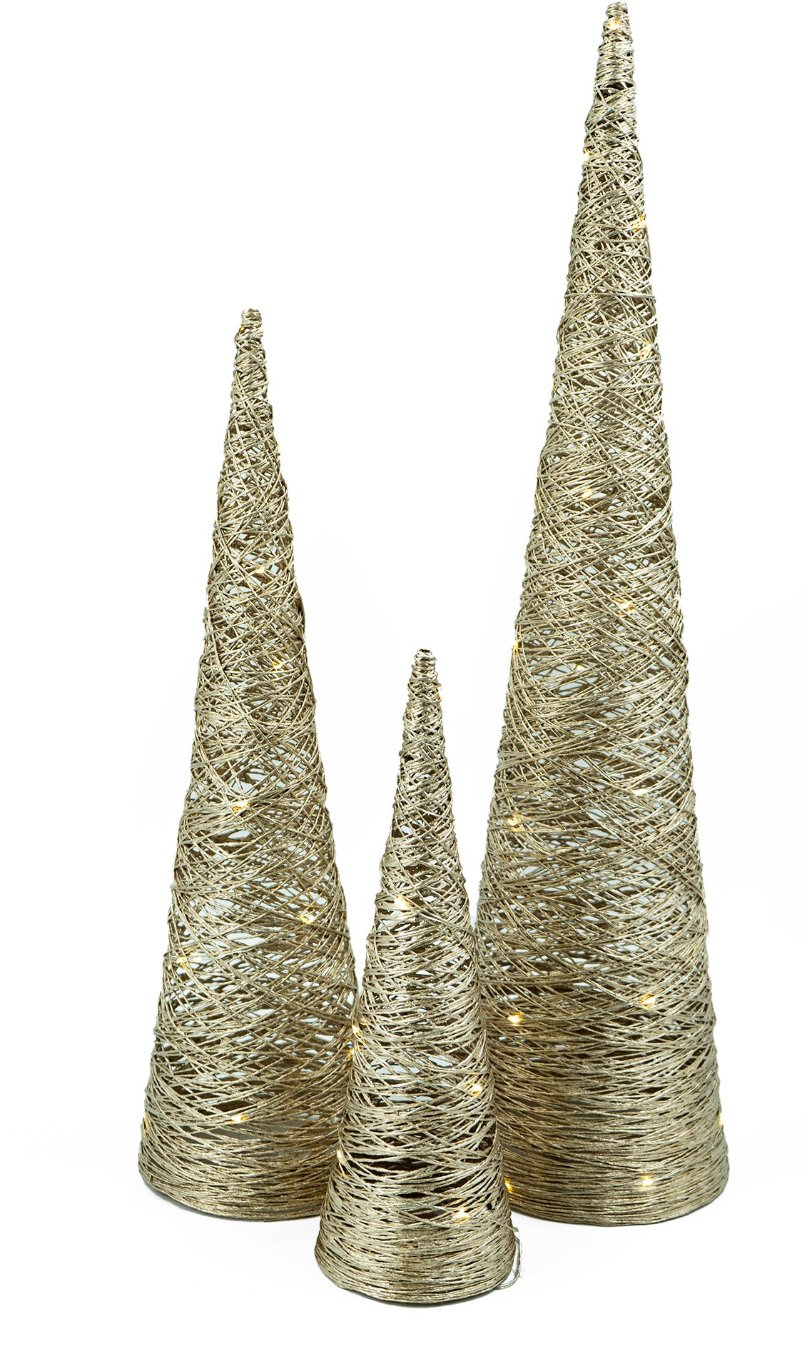 Image of NOOR LIVING LED Dekoobjekt »Pyramide«, Warmweiss, mit insgesamt 90 LEDs, Batteriebetrieb bei Ackermann Versand Schweiz