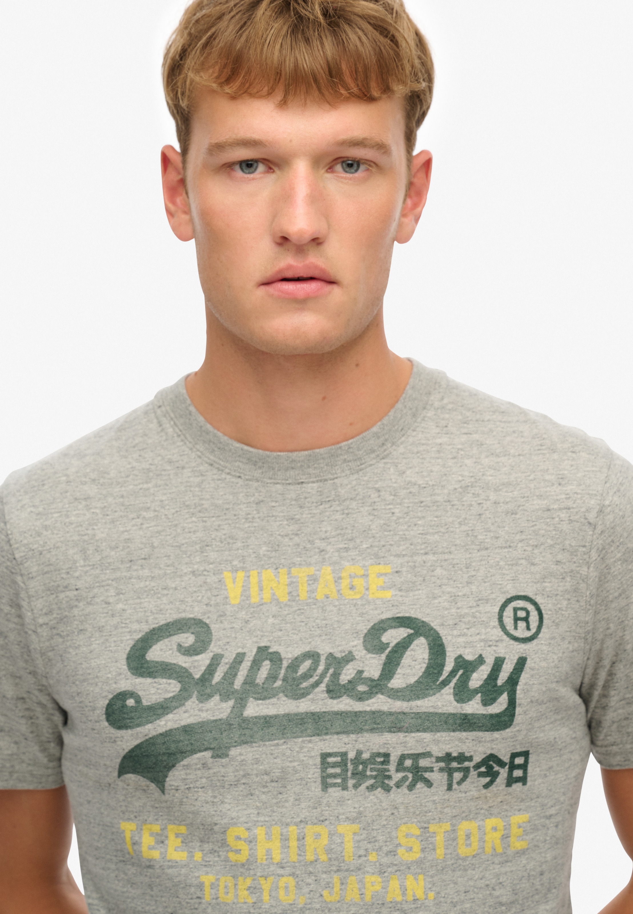 Superdry Shirt à col rond »VL CLASSIC RELAXED TEE«