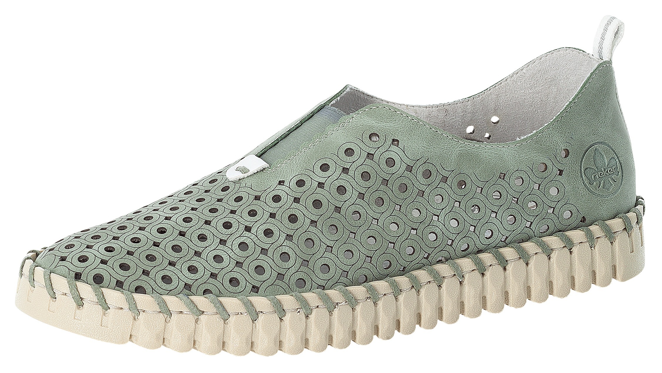 Image of Rieker Slipper, mit modischer Perforation bei Ackermann Versand Schweiz