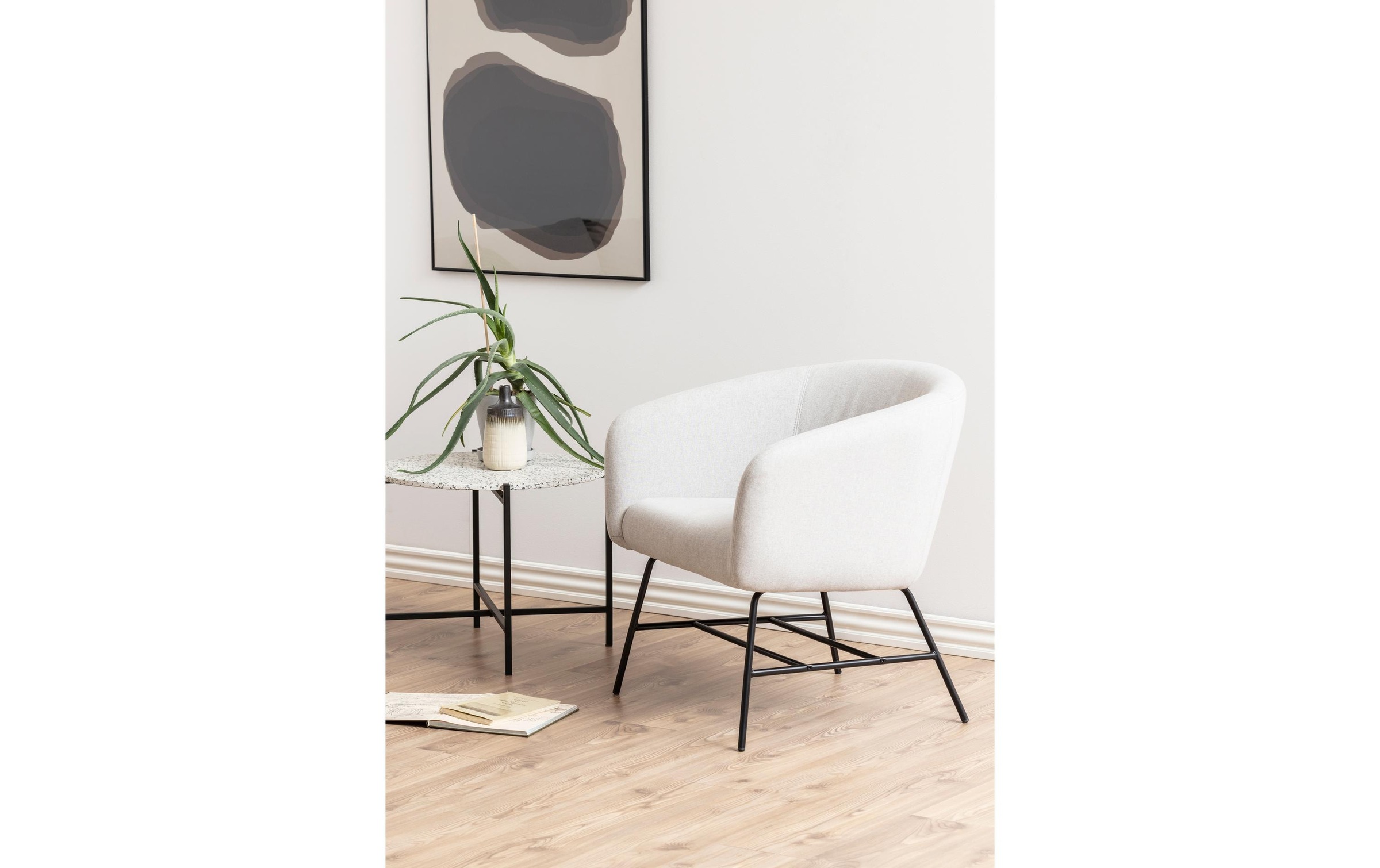 AC Design Fauteuil »Ramsey 72 cm x 76 cm, Hellgrau«