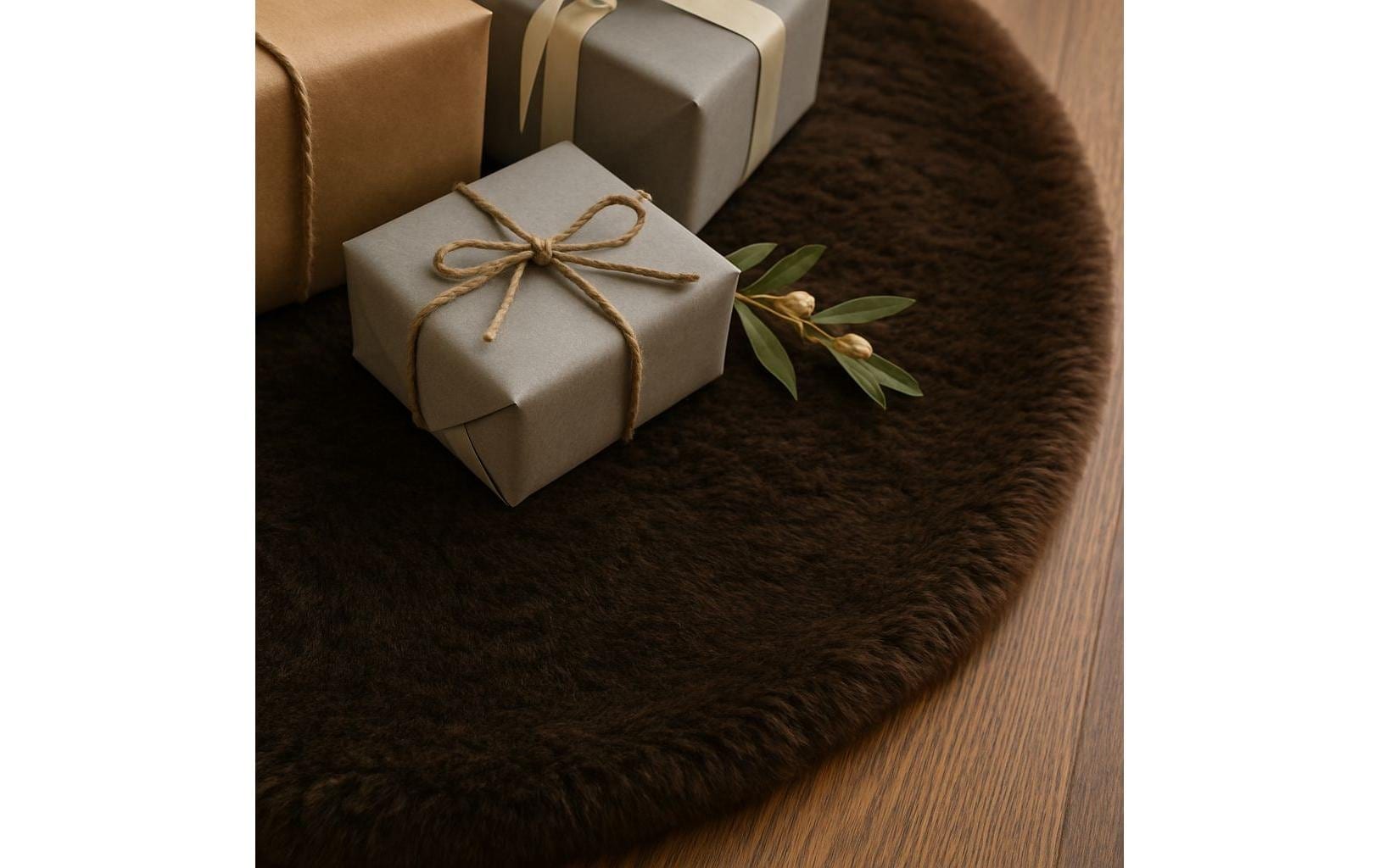 Conceptum Hypnose Objet décoratif »Weichnachtsteppich Polyester 100 x 100 cm«