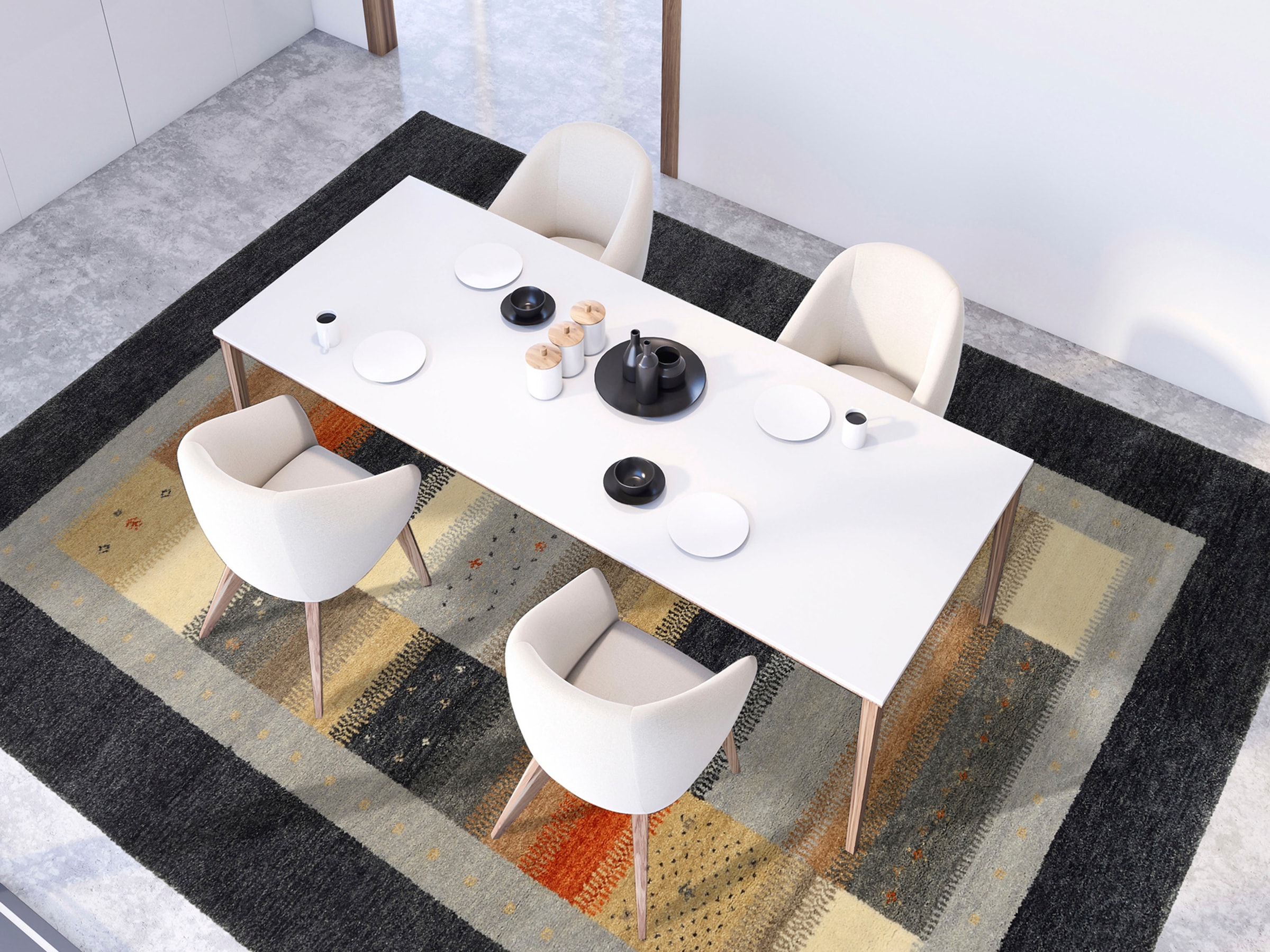 OCI DIE TEPPICHMARKE Wollteppich »INTENSE SONA«, rechteckig, 12 mm Höhe, handgeknüpft, reine Schurwolle, fusswarm, Wohnzimmer