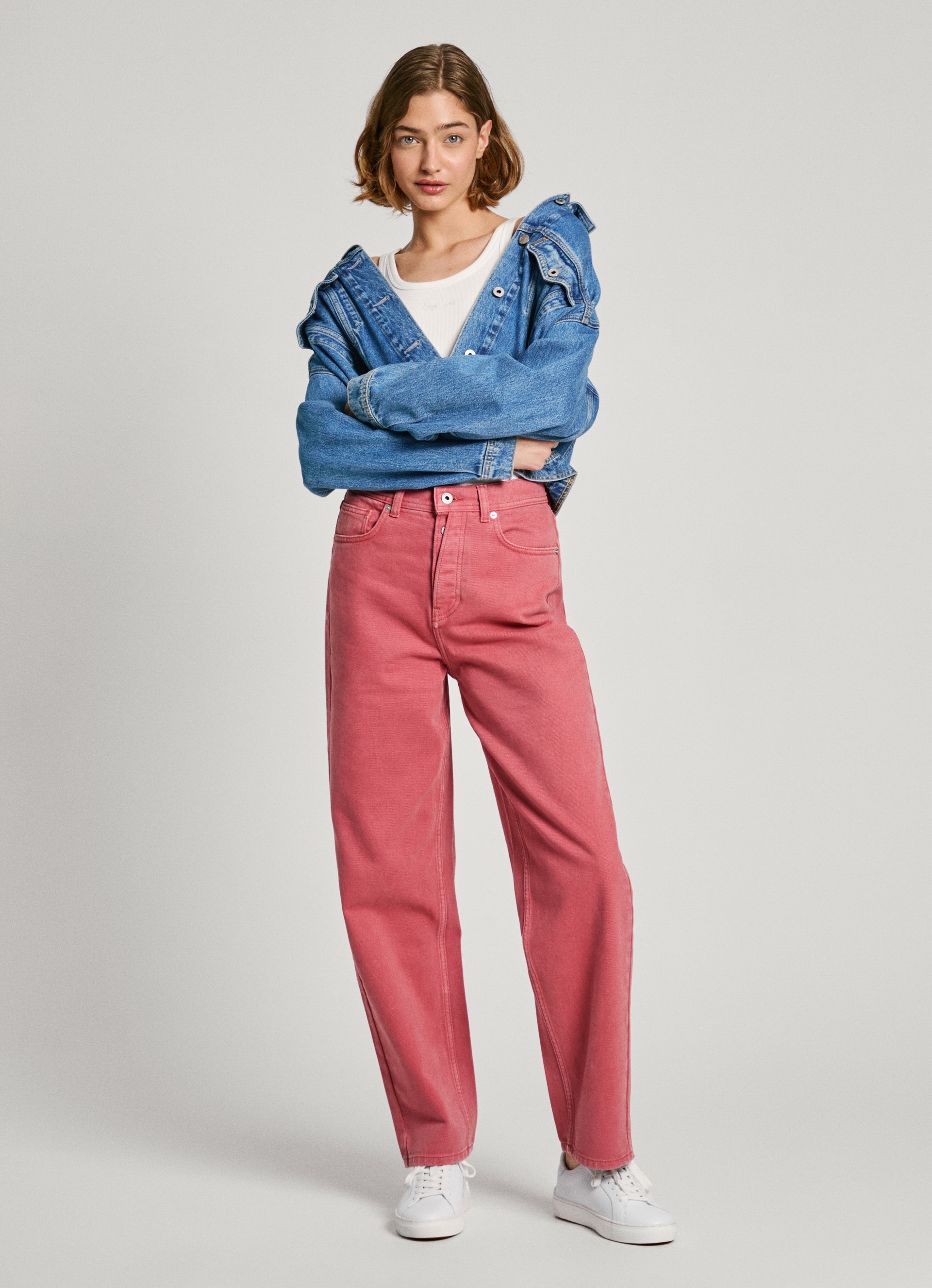 Pepe Jeans High-waist-Jeans »BARREL JEANS UHW«, mit weitem Bein aus Baumwolldenim