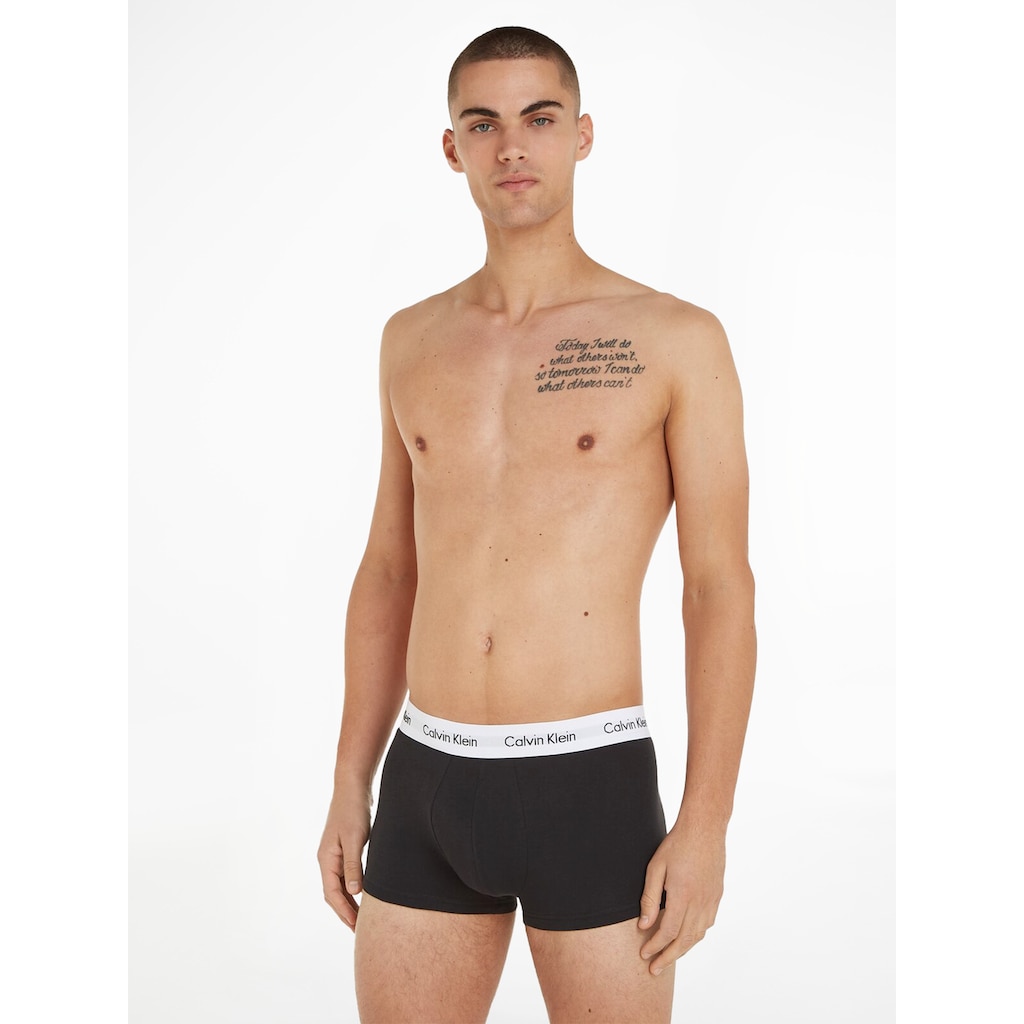 Calvin Klein Underwear Hipster, (3 St.), mit weissem Webbund