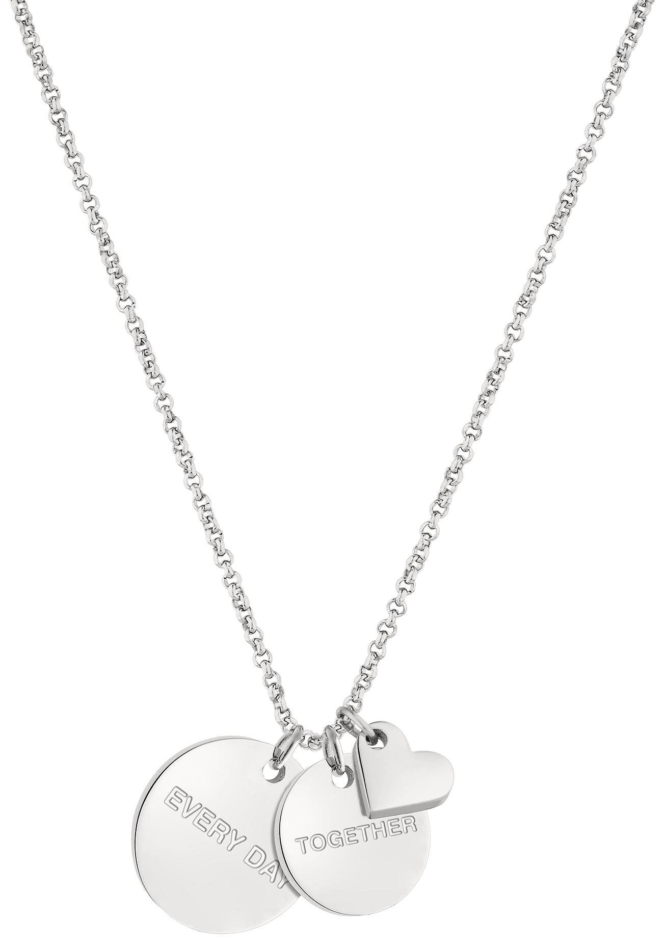 Kette mit Anhänger »Herz/Kreise, LJ-0518-N-45«