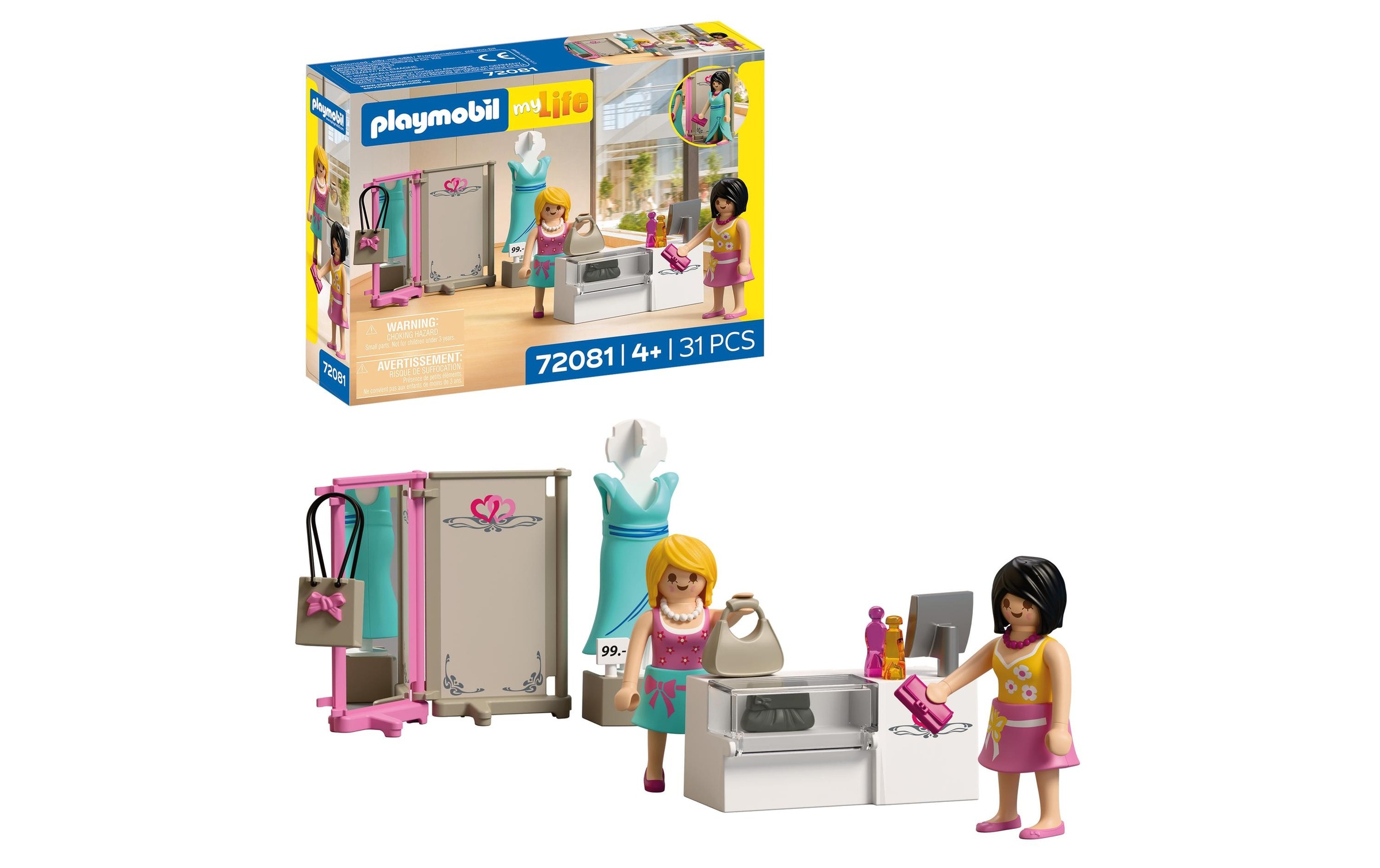 Playmobil® Jeu de construction »Modeboutique (72081), My Life« Made in Europe