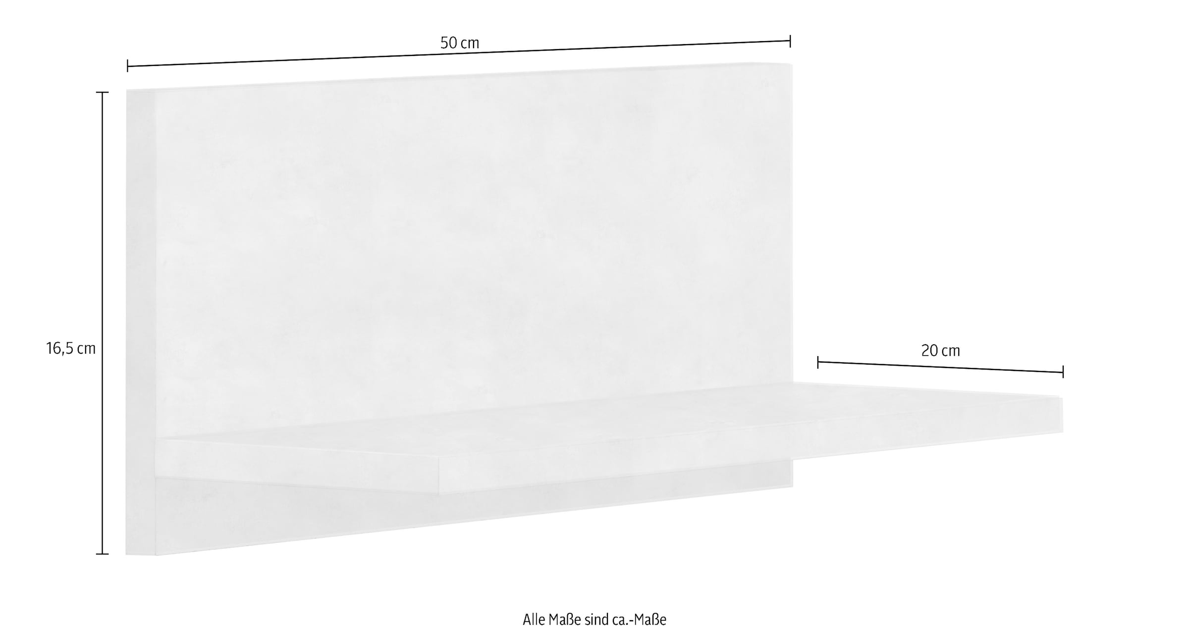 wiho Küchen Wandboard kaufen jetzt Breite »Flexi2«, 50 cm