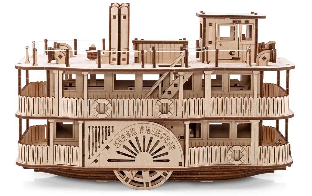   Modellbausatz »Eco-Wood-Art Raddampfer River Princess« 416 Stk. tlg.