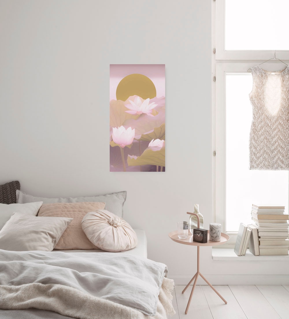 Image of Komar Leinwandbild "Ombré Rosé - Grösse 30 x 60 cm" Natur 1 Stk. tlg. Keilrahmenbild mi Echtholzrahmen