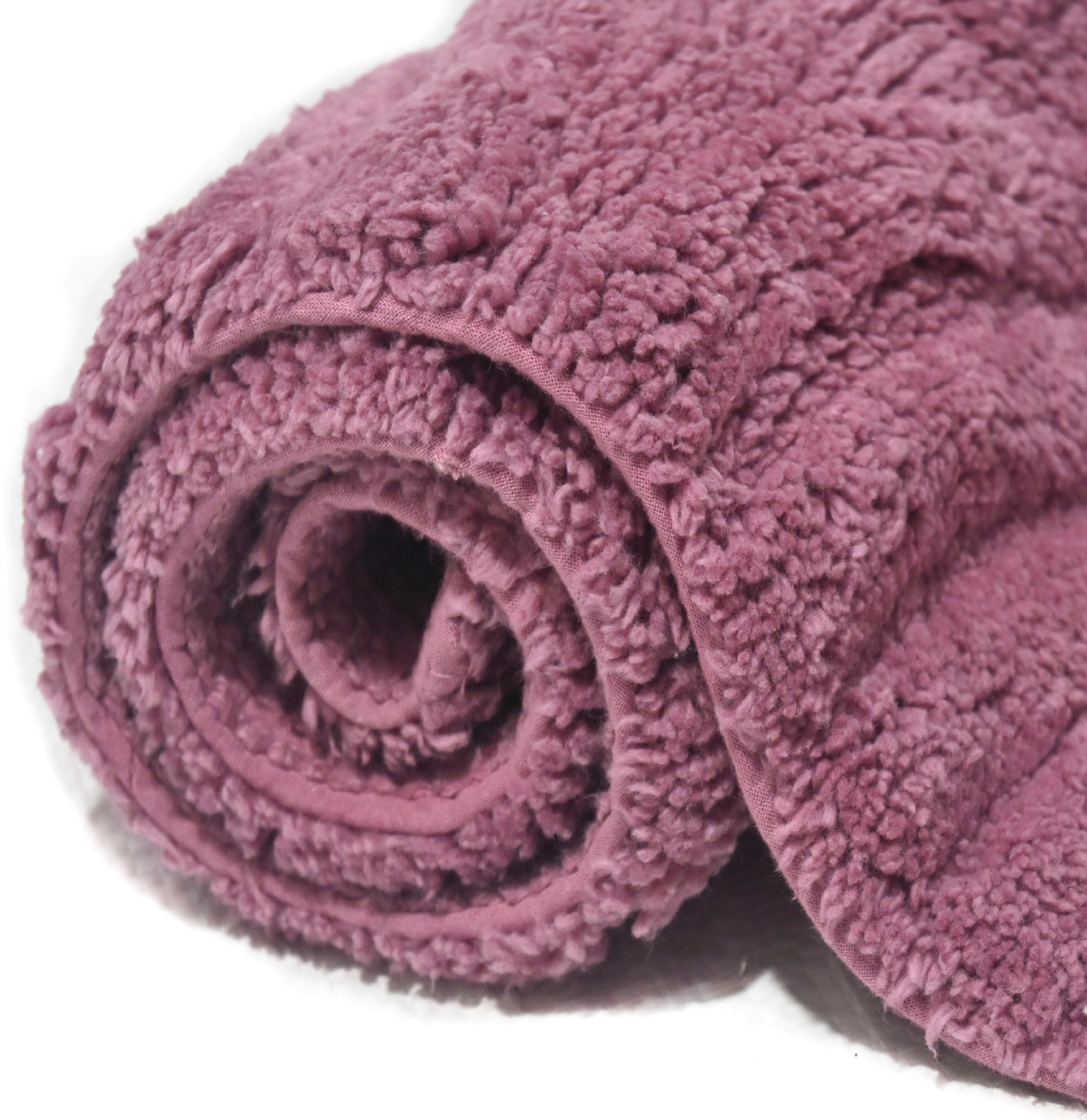 my home Badematte »Juna, Badvorleger, Badezimmer Teppich, Zen, Scandi, Boho«, rutschhemmend beschichtet, fussbodenheizungsgeeignet, Baumwolle, Hoch-Tief-Effekt, weich