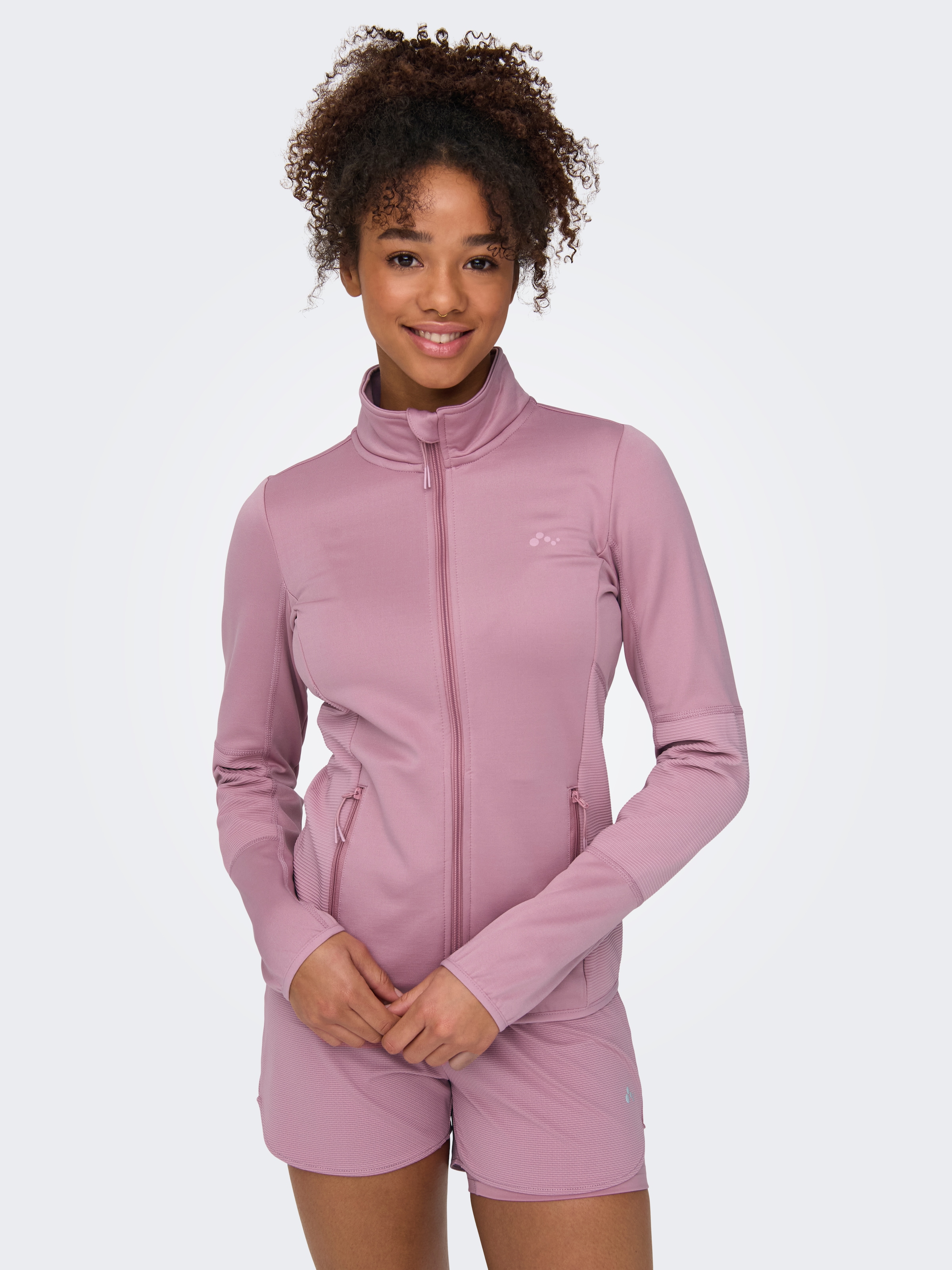 Image of ONLY Play Trainingsjacke "ONPJETTA HN FLEECE JCK - NOOS" ohne Kapuze