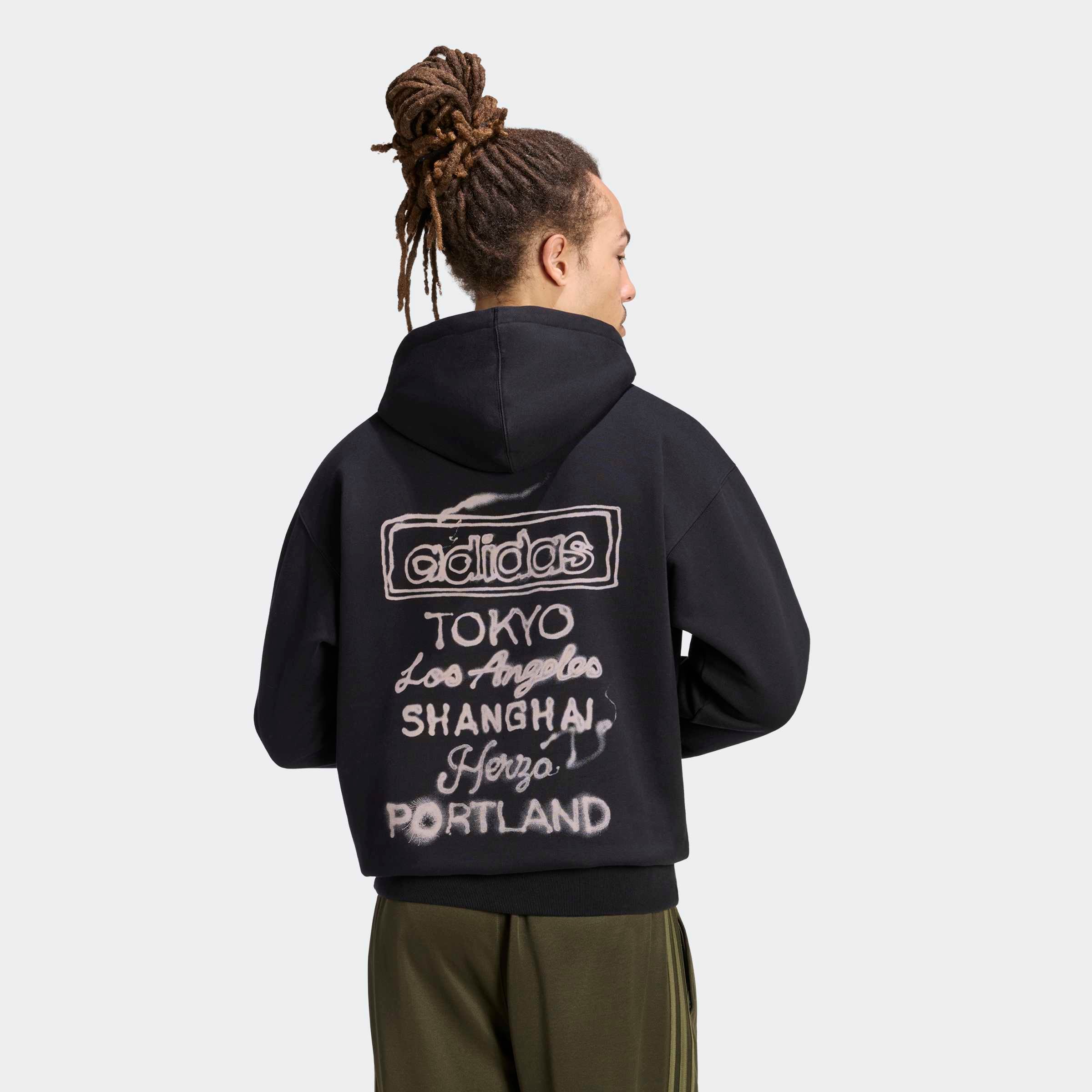 adidas Originals Kapuzensweatshirt »POWDER TONGUE H«, mit sportlichem Stil, ohne Verschluss
