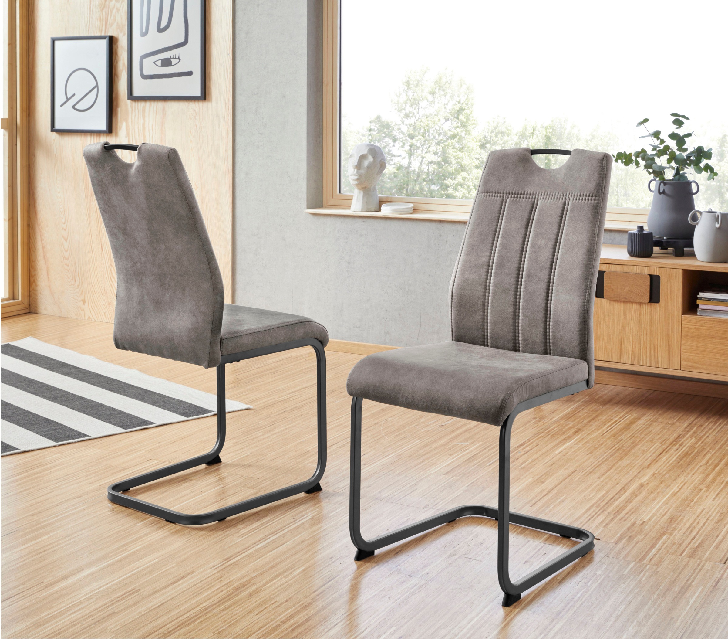 Image of HELA Stuhl »Nicole«, (Set), 2 St., Microfaser, 2 oder 4 Stück bei Ackermann Versand Schweiz