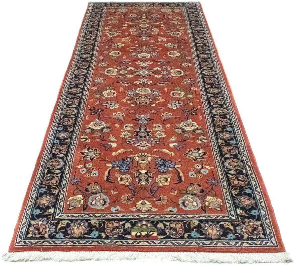 Image of morgenland Hochflor-Läufer »Täbriz Stark Gemustert Ruggine 288 x 95 cm«, rechteckig, 1 mm Höhe, Handgeknüpft bei Ackermann Versand Schweiz