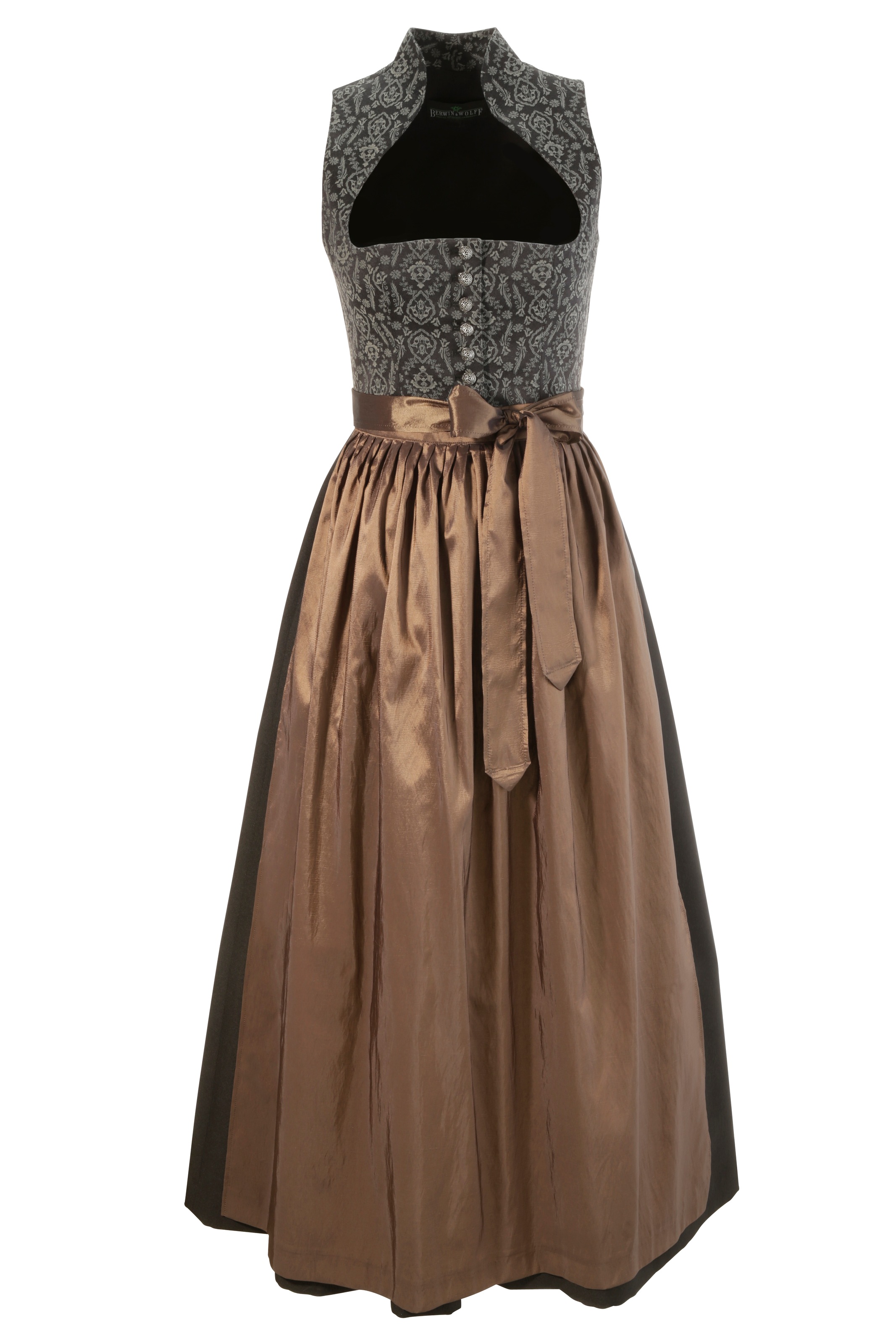 Dirndl lang mit Kelchkragen, Berwin & Wolff