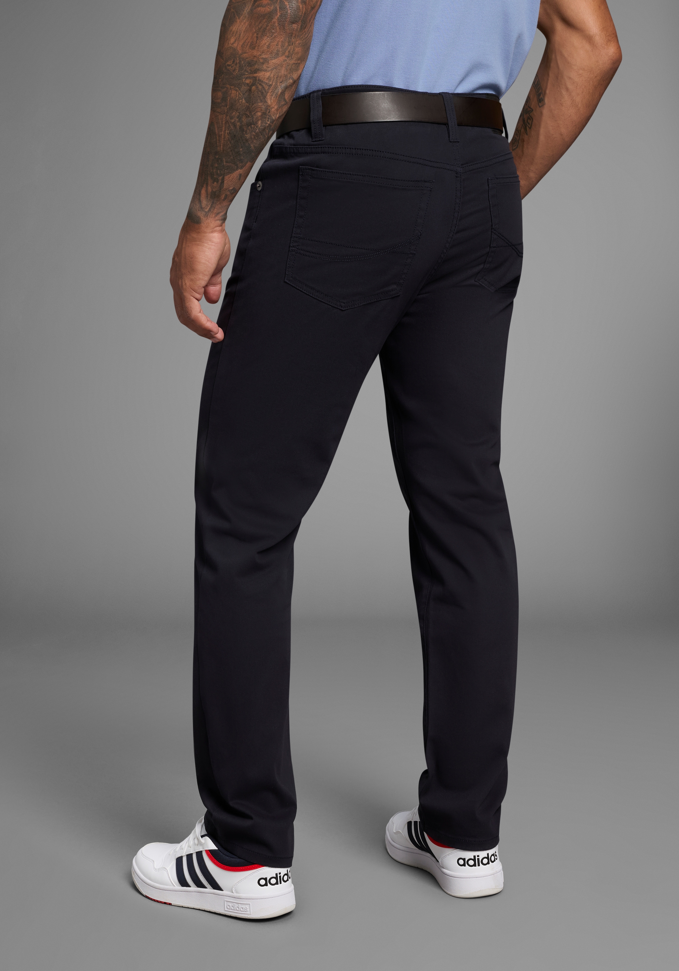 Man's World 5-Pocket-Hose, Stretchhose mit Dehnbund