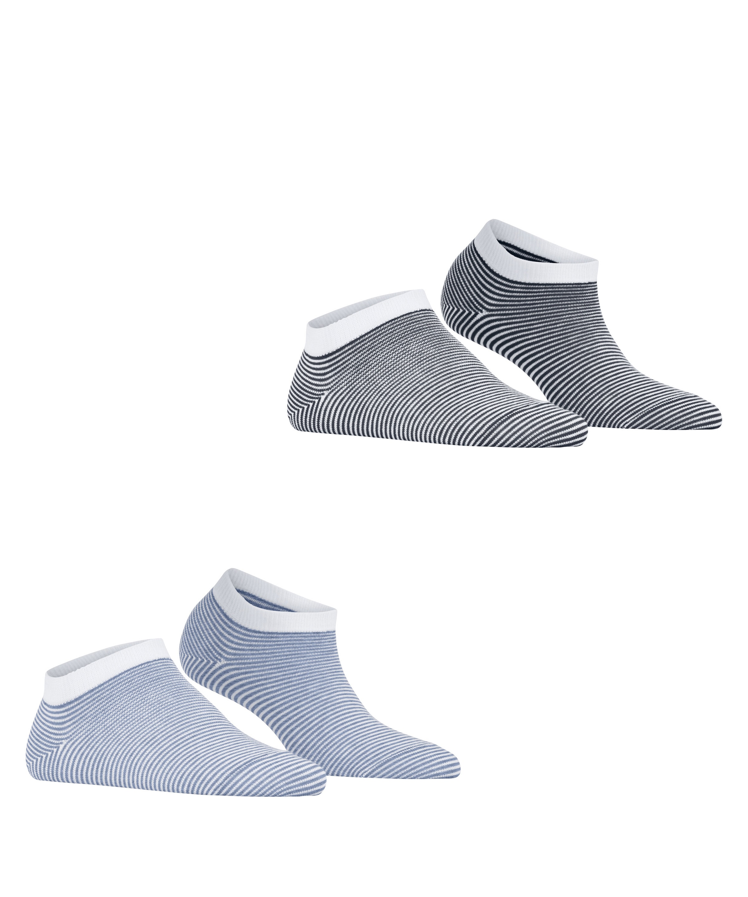 Esprit Sneakersocken »Allover Stripe« 2 Paar,  verstärkt, hochwertig, mit Streifen, schmales Bündchen