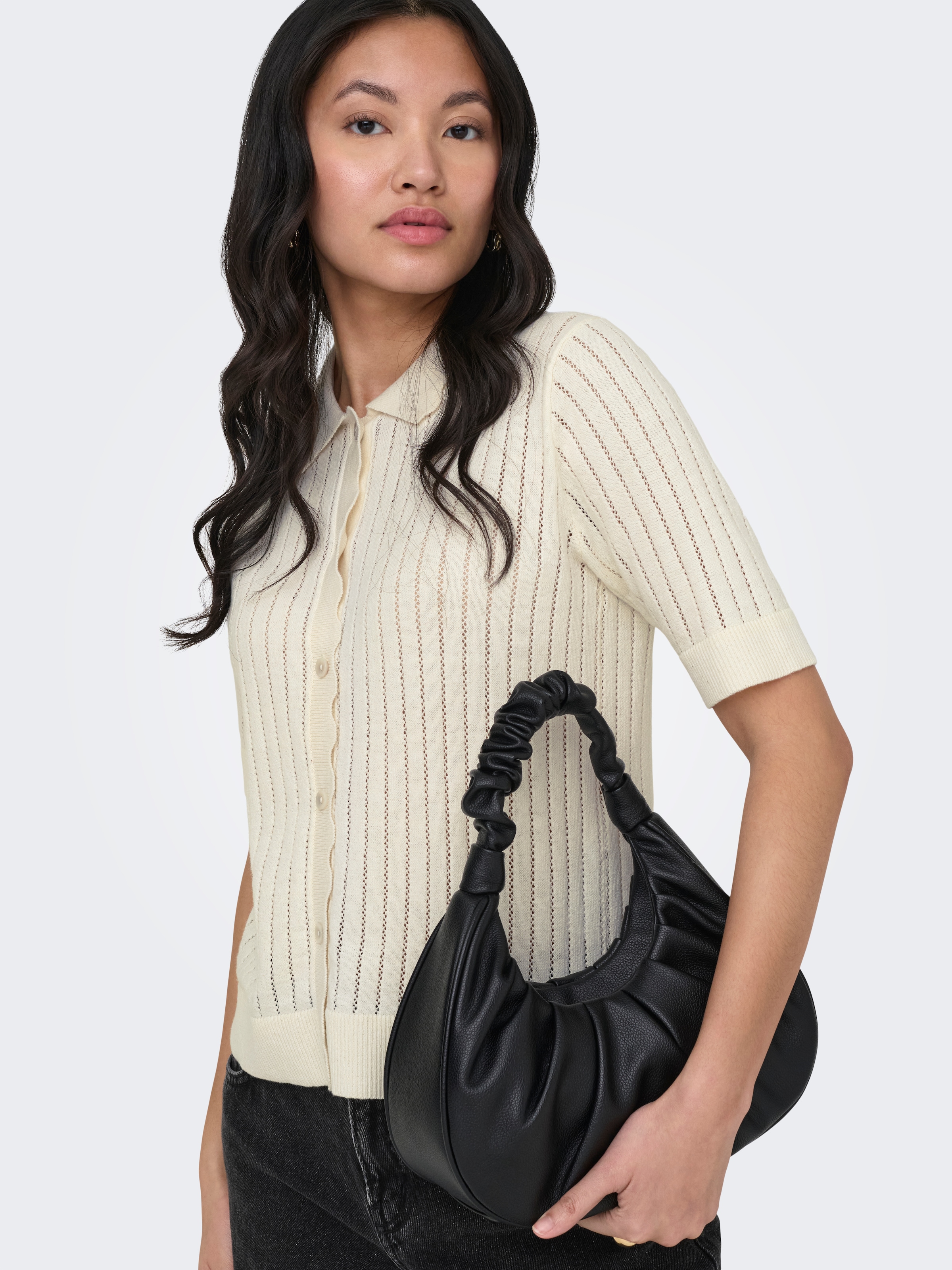 ONLY Strickjacke »ONLELMA POLO S/S CARDIGAN KNT NOOS«