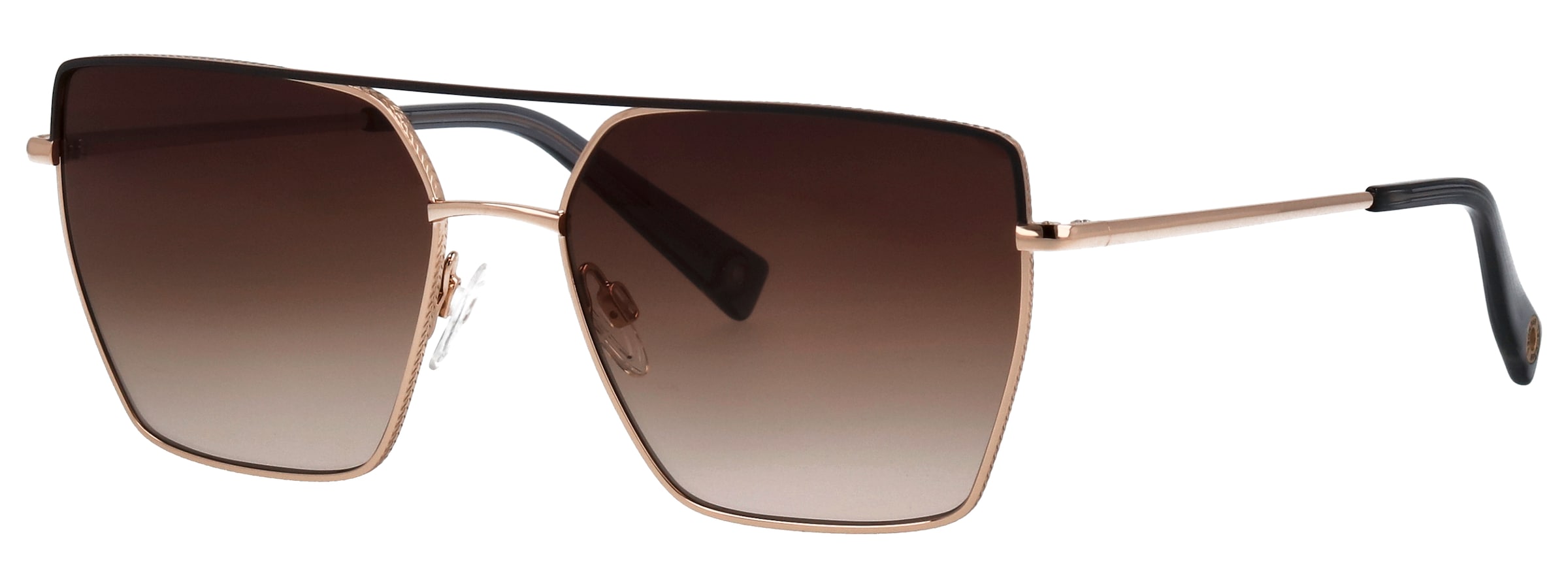 Image of BRENDEL eyewear Sonnenbrille "Modell 905064" Form Pilot, Logoschriftzug auf Bügel, Metallfassung
