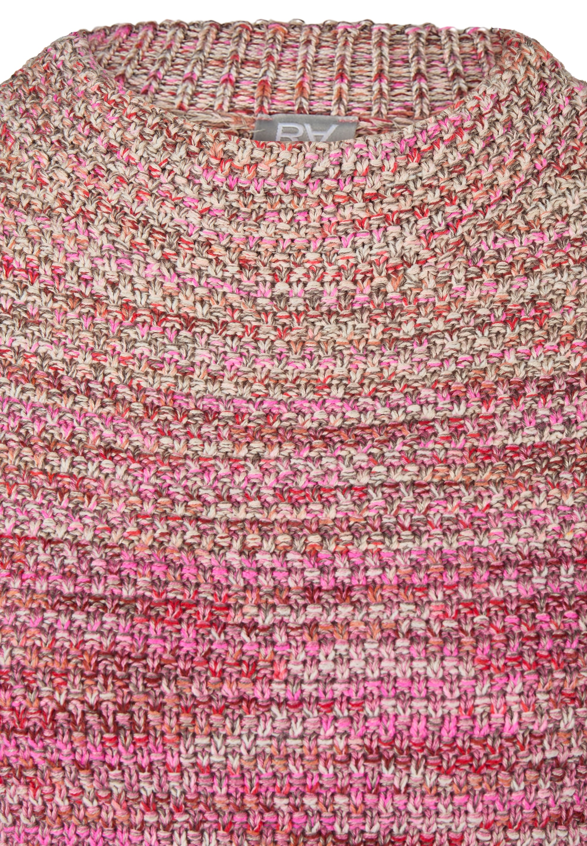 Rabe Strickpullover Grober Strickpullover mit Farbverlauf