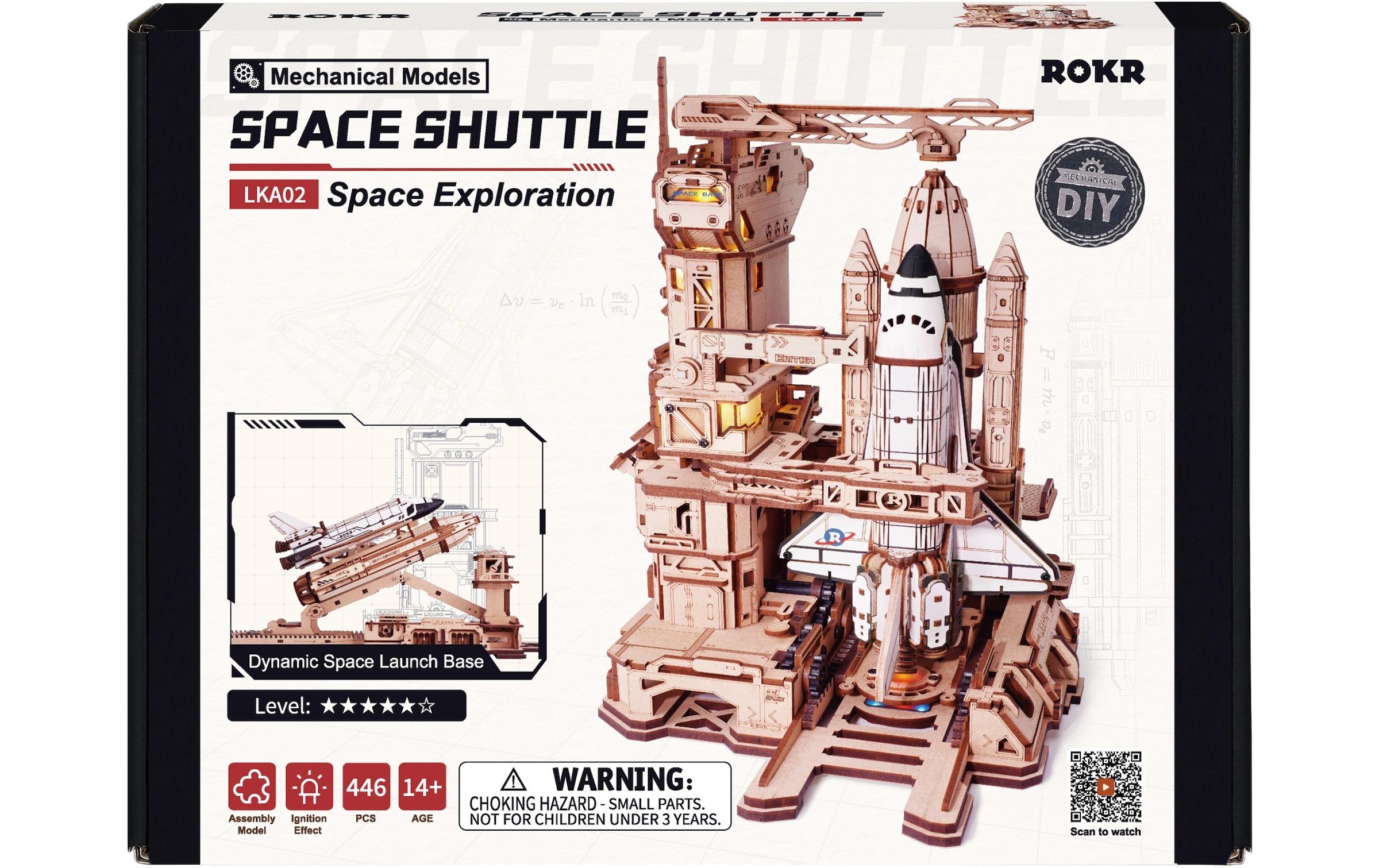  Modellbausatz »ROKR Space Shuttle 3D-Puzzle«
