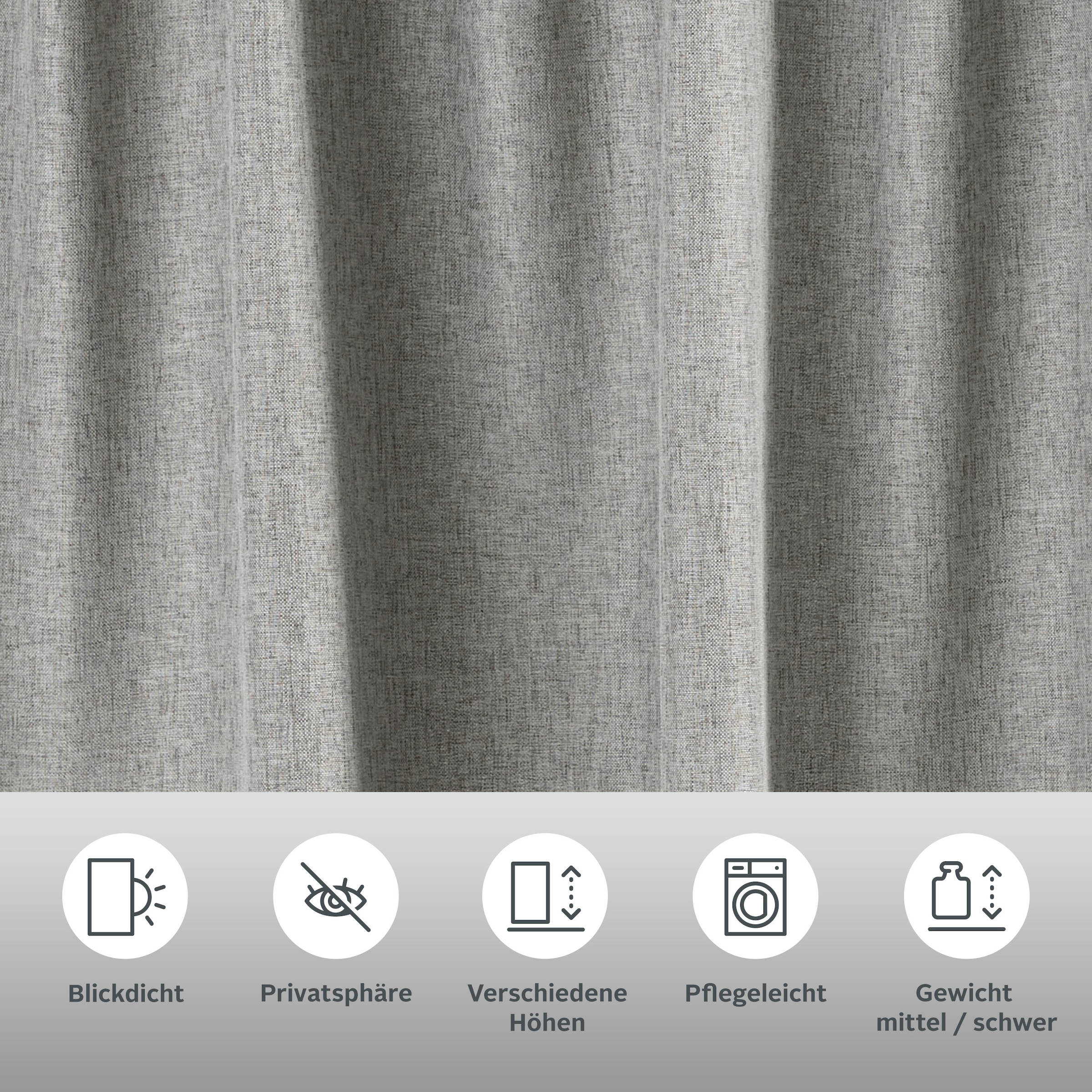 andas Rideau »Elkær« Bande multifonctionnelle 1 cuis tlg. Thermo, mit Multifunktionsband