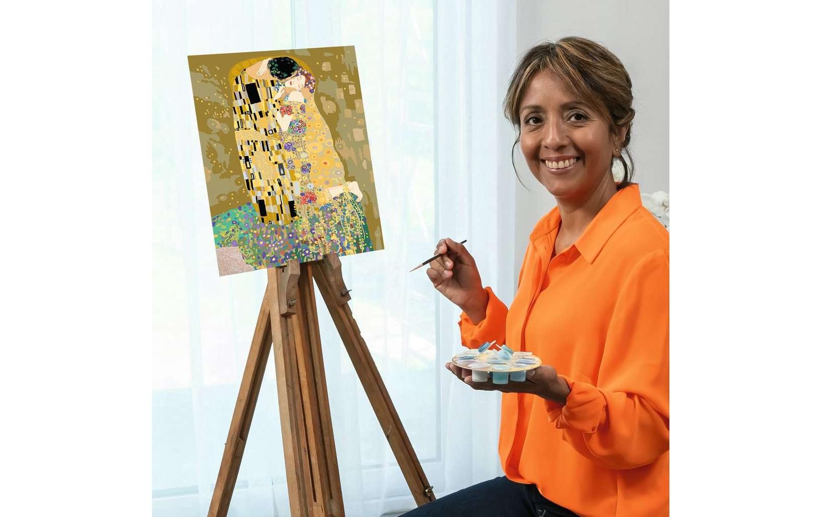 Ravensburger Peinture par numéros »CreArt, ART Collection, The Kiss (Klimt)« fabriqué en Europe