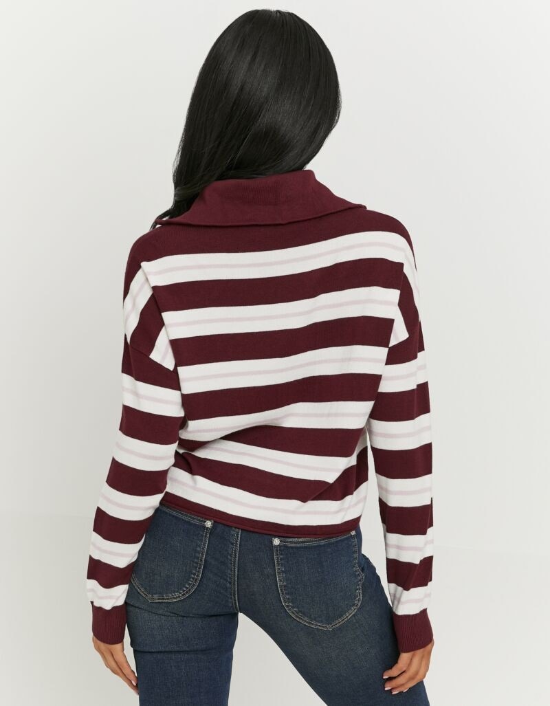 Tally Weijl Pull en tricot »SPUVICOLINE« Viskosemischung, mit Troyer-Kragen