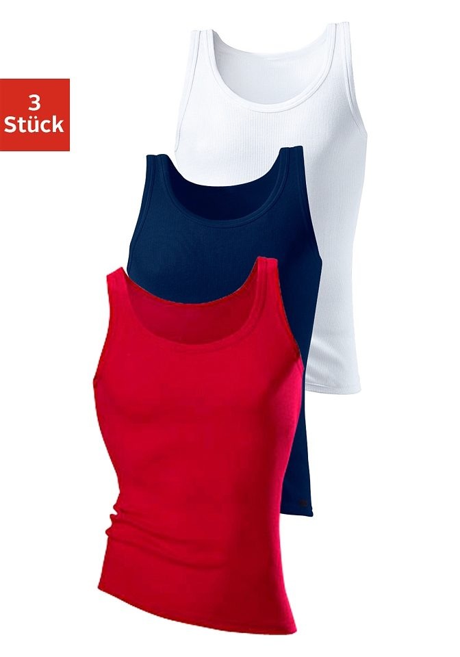Image of H.I.S Tanktop »Feinripp«, (3 tlg.), ohne Seitennähte bei Ackermann Versand Schweiz