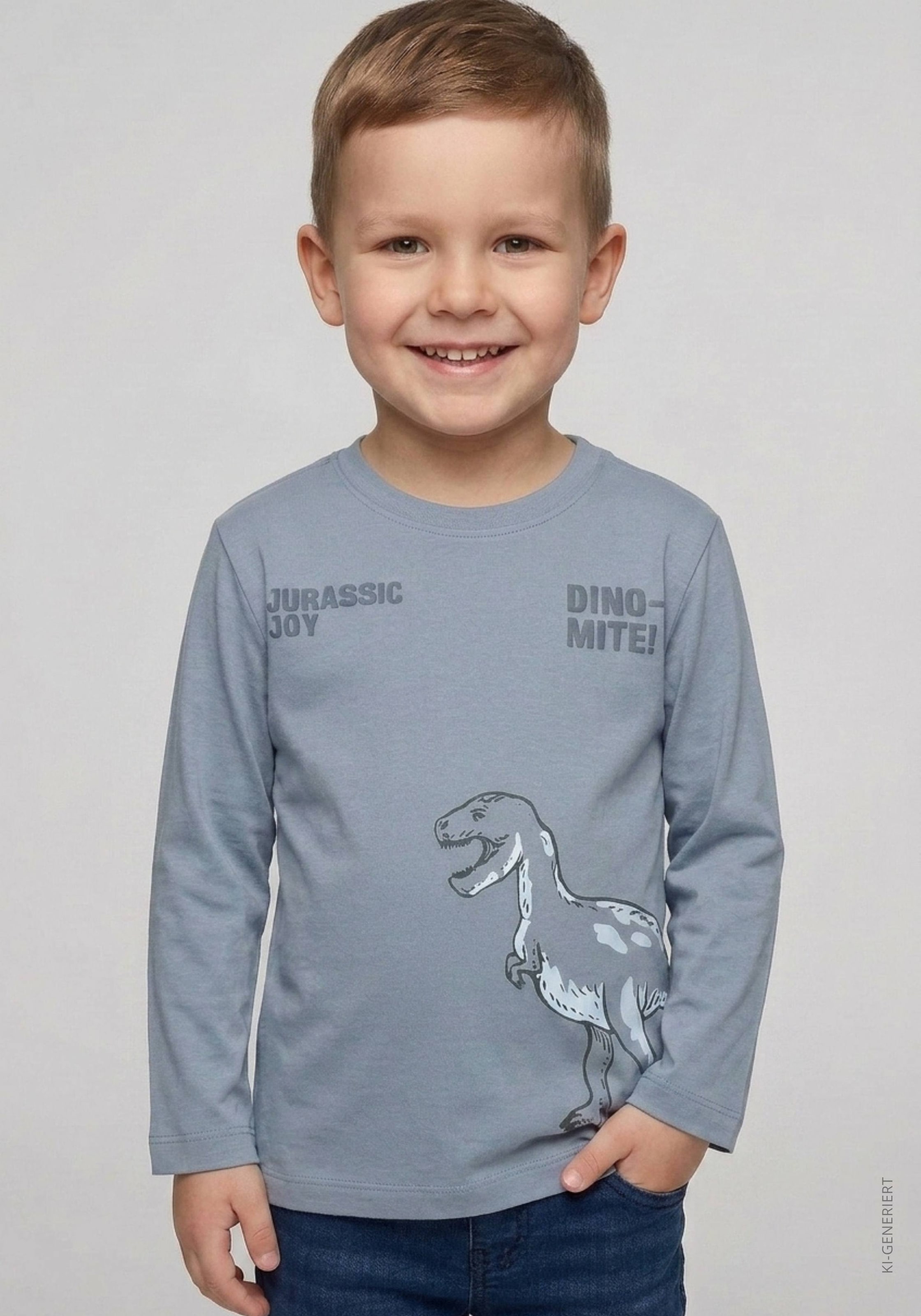 STACCATO T-shirt à manches longues 2er Pack, mit Dino-Prints, für Boys