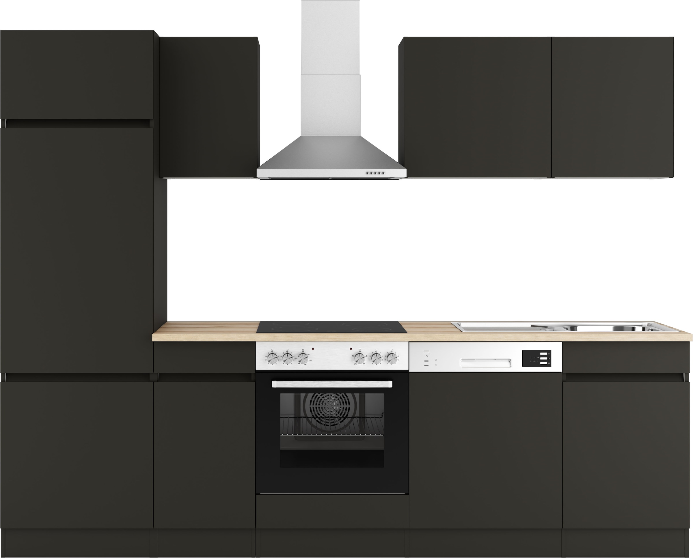 Image of OPTIFIT Küchenzeile "Roth" Breite 270 cm, wahlweise mit E-Geräten, Push-to-Open-Funktion