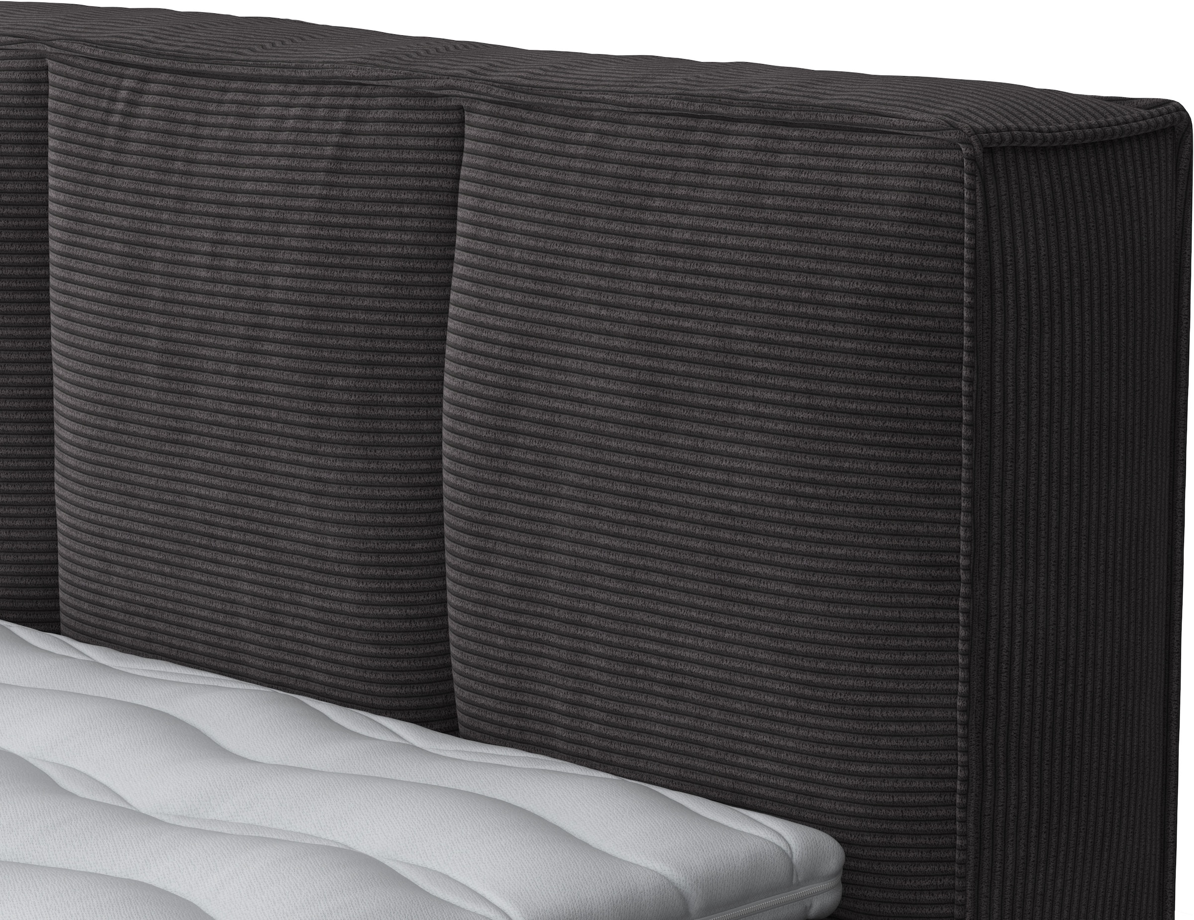 LeGer Home by Lena Gercke Lit boxspring »Addyson« Härtegrade H2, H3 und H4 wählbar,  Boxspringbett inkl. Topper, 2 Matratzen