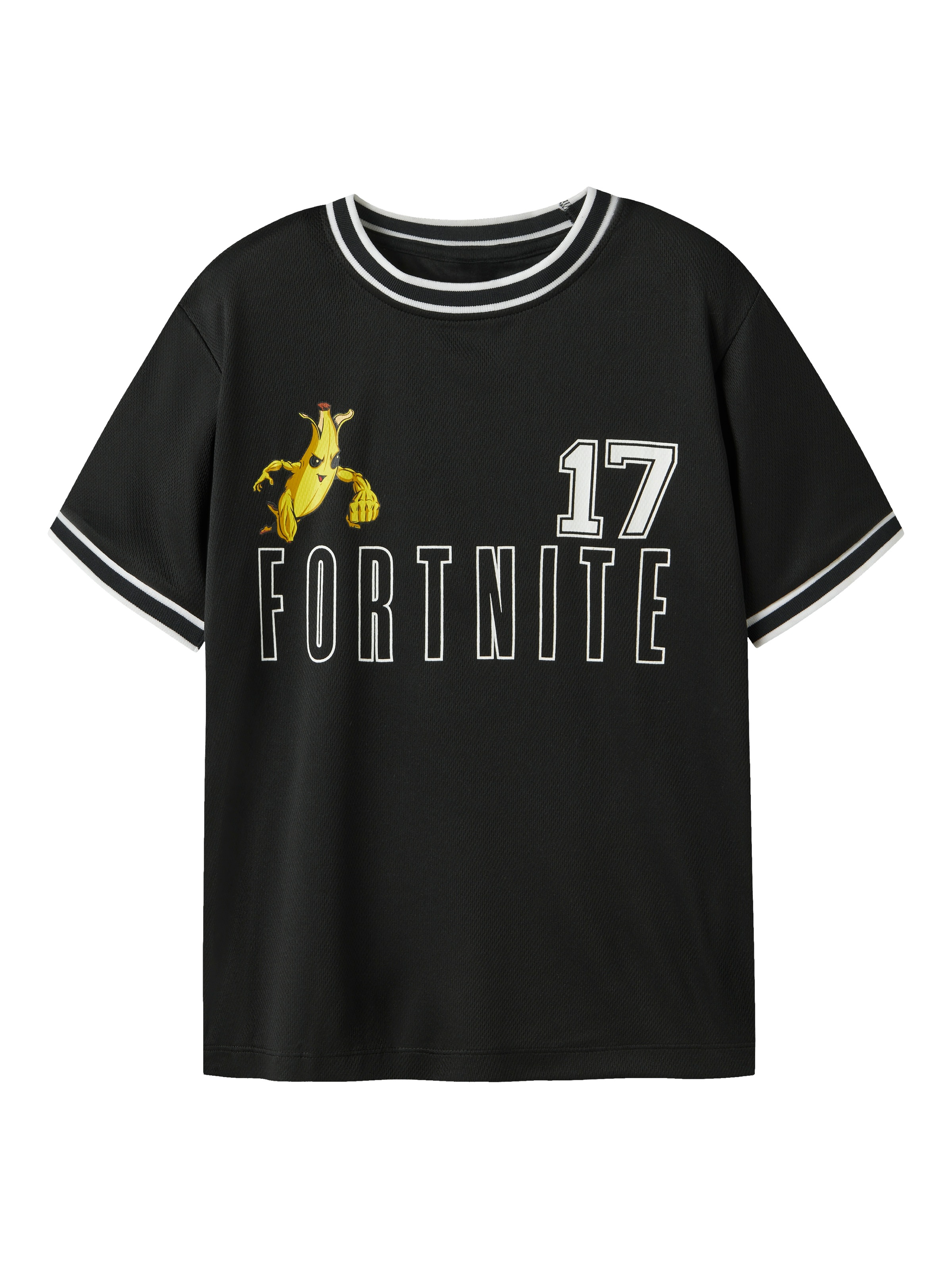 Name It T-shirt »NKMALISHER FORTNITE SS NREG POLY TOP BFU« Kunstfaser, Mesh Material, locker geschnitten
