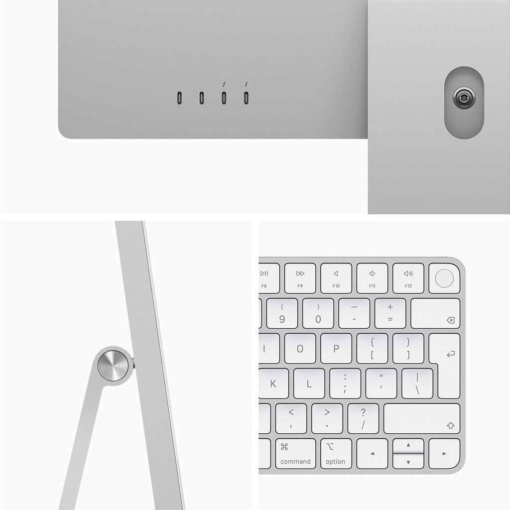 Apple »iMac (2021), 24", M1 Chip 8-Core CPU und 8-Core GPU, 4.5K Retina, 16 GB RAM, 2 TB, Magic Keyboard mit Touch ID«