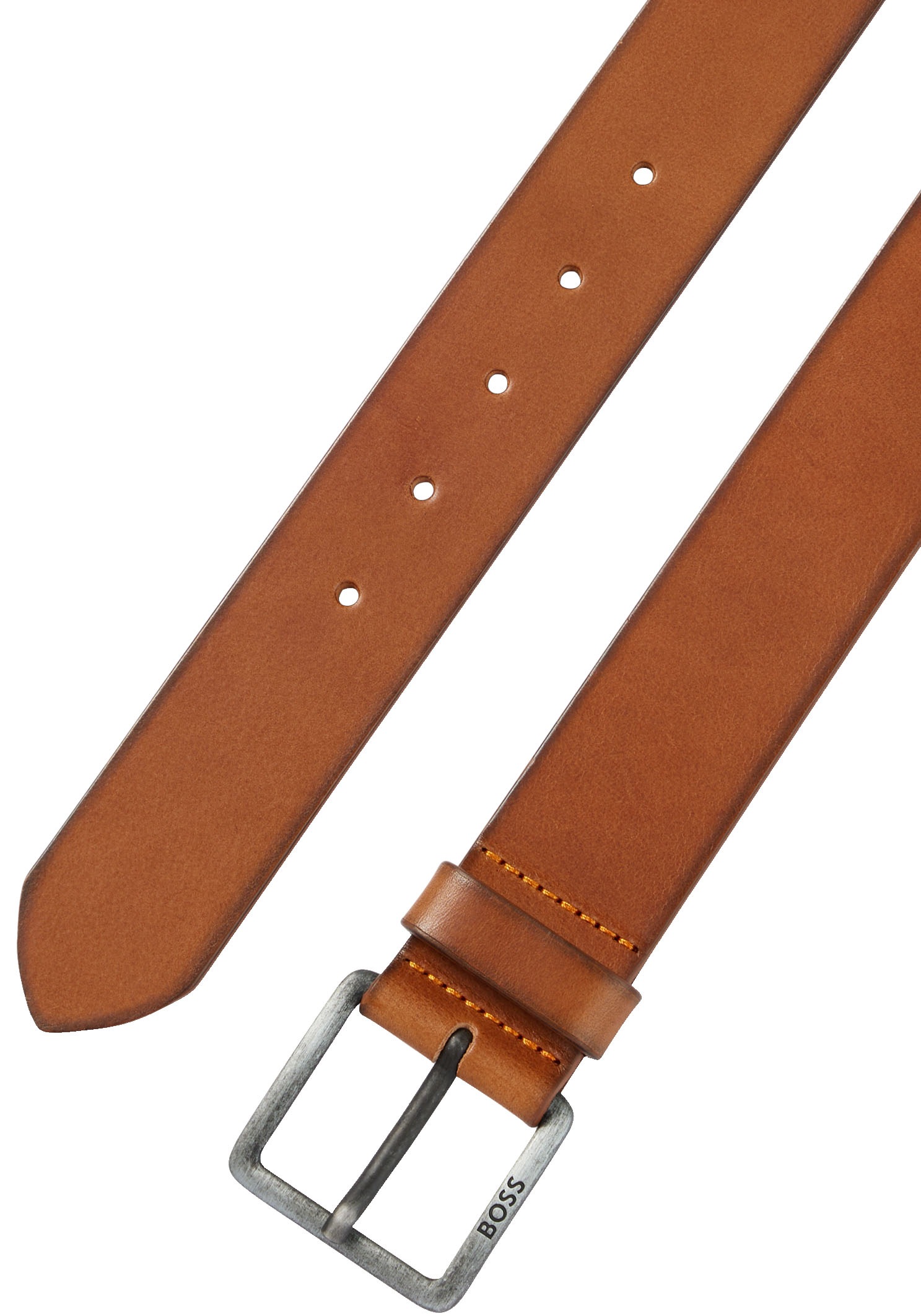 BOSS Ledergürtel »Jeeko_Sz40«, mit BOSS Logo-Schriftzug auf der Schliesse