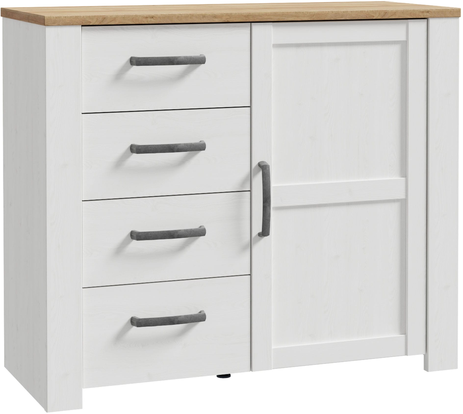 Image of FORTE Kommode B/H/T 101,4/87/42 cm, Soft Close, 4 Schubkästen
