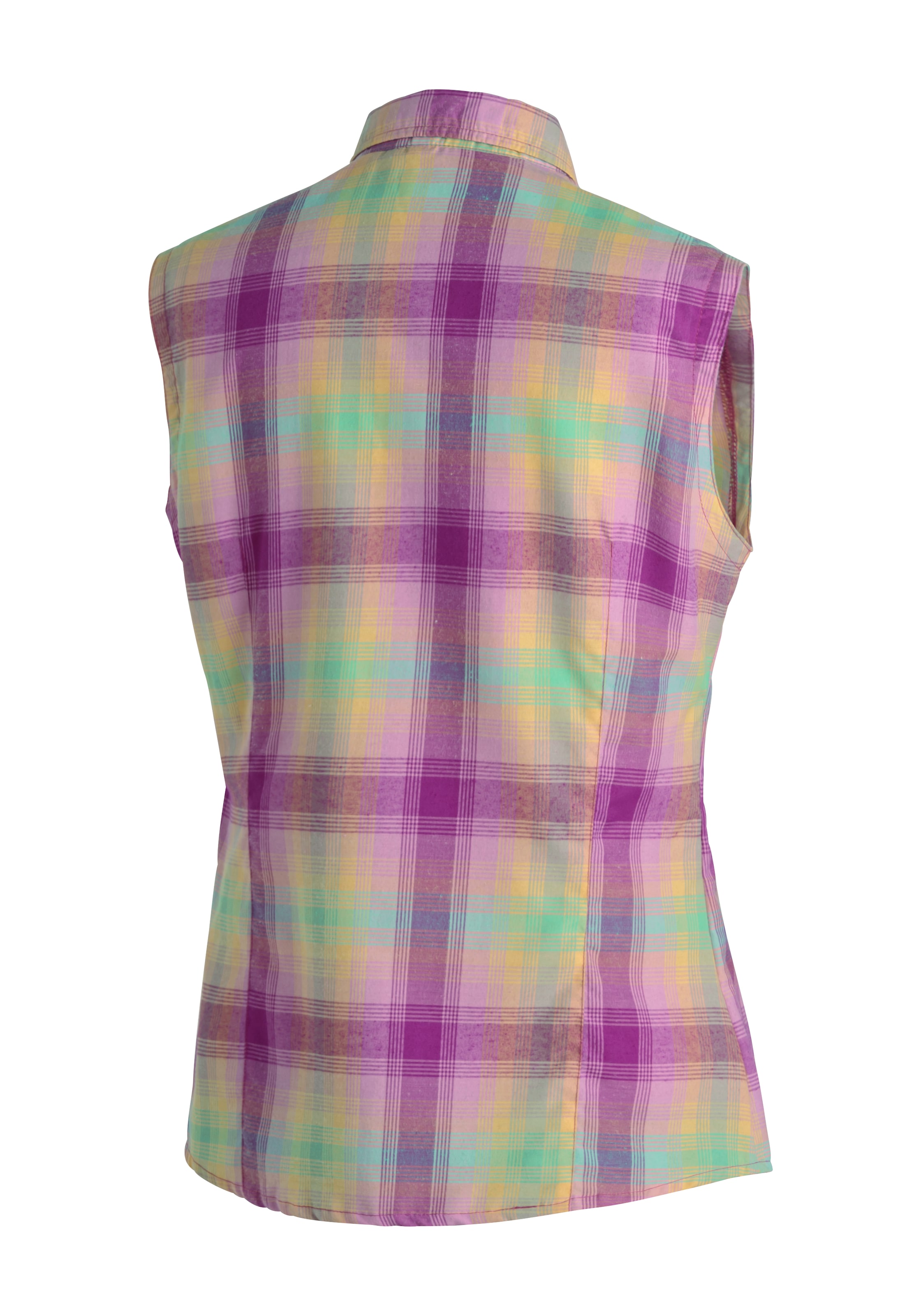 Maier Sports Funktionsbluse »Paloma« ärmellose Damen Bluse, sommerliches Blusen-Shirt, Karobluse, Reg. Fit