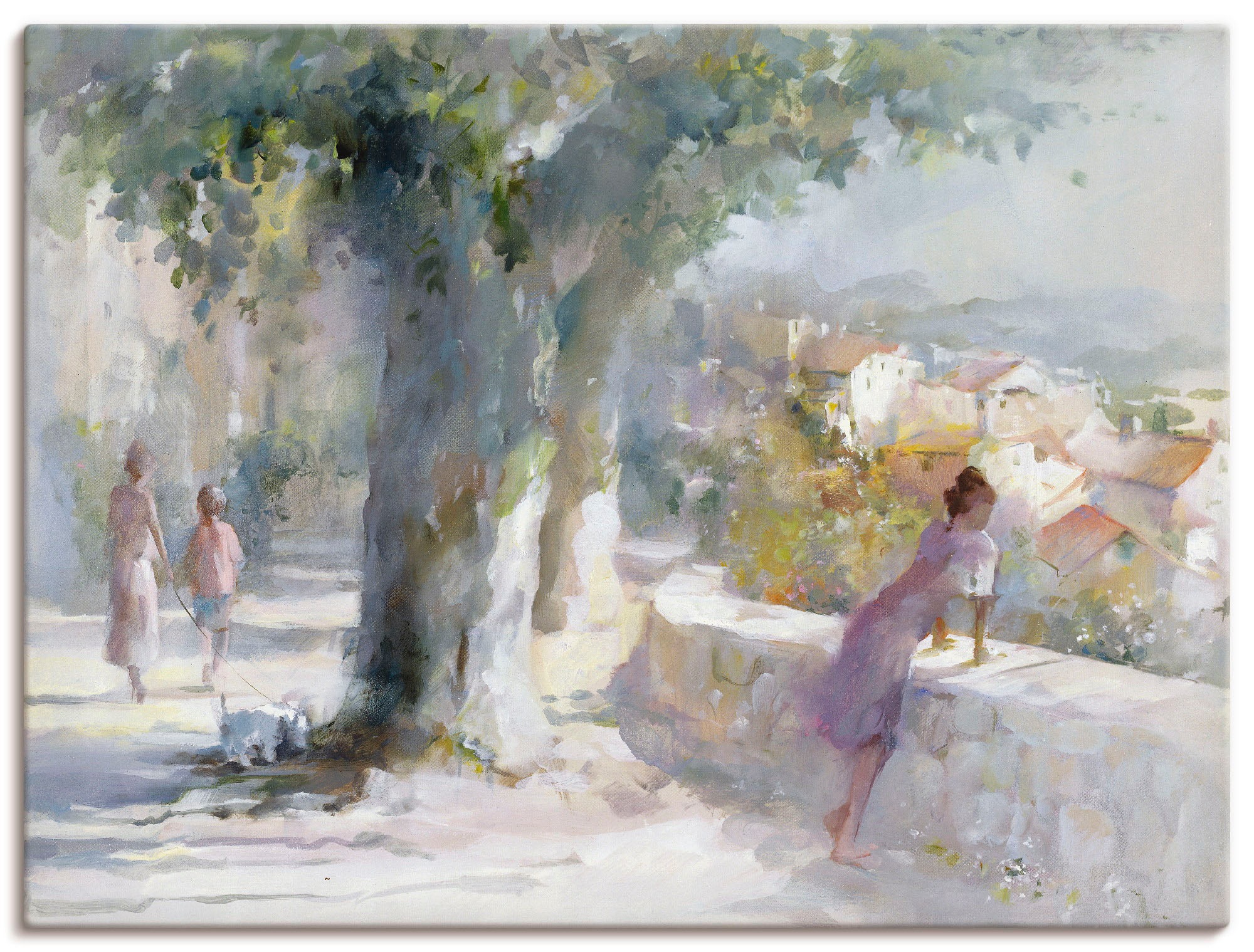 Image of Artland Wandbild »Flüsternder Wind«, Gruppen & Familien, (1 St.), in vielen Grössen & Produktarten -Leinwandbild, Poster, Wandaufkleber / Wandtattoo auch für Badezimmer geeignet bei Ackermann Versand Schweiz